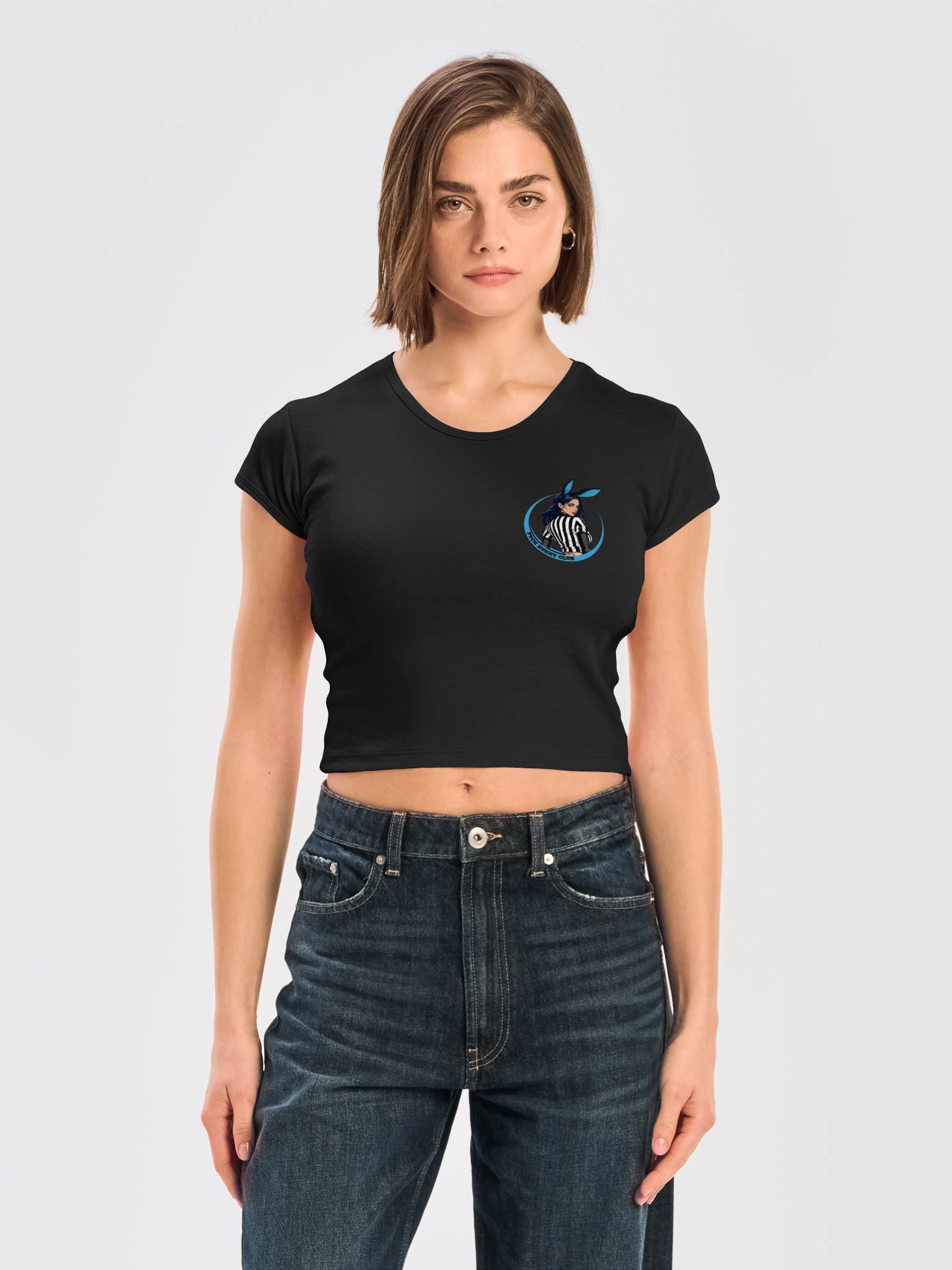 Puck Bunny Club Women's Crop Tee product image (3)