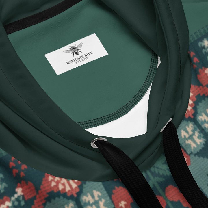 Retro Console Gamer Hoodie – Christmas Folkart Edition product image (2)