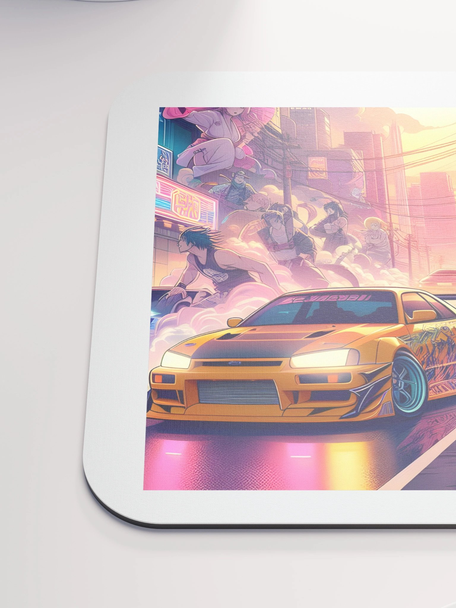 Neon City Anime Mouse Pad product image (6)