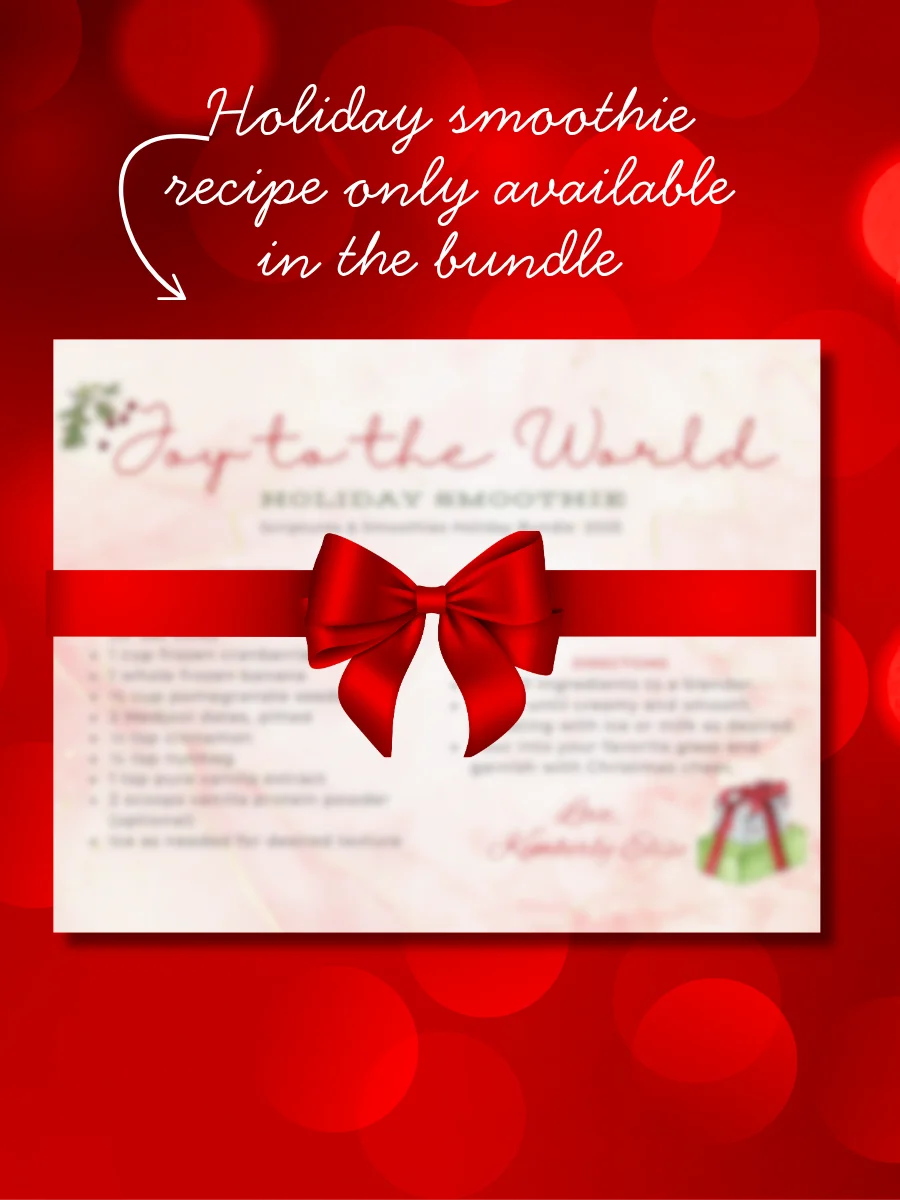 Scriptures & Smoothies Holiday Bundle - HARDCOVER product image (7)