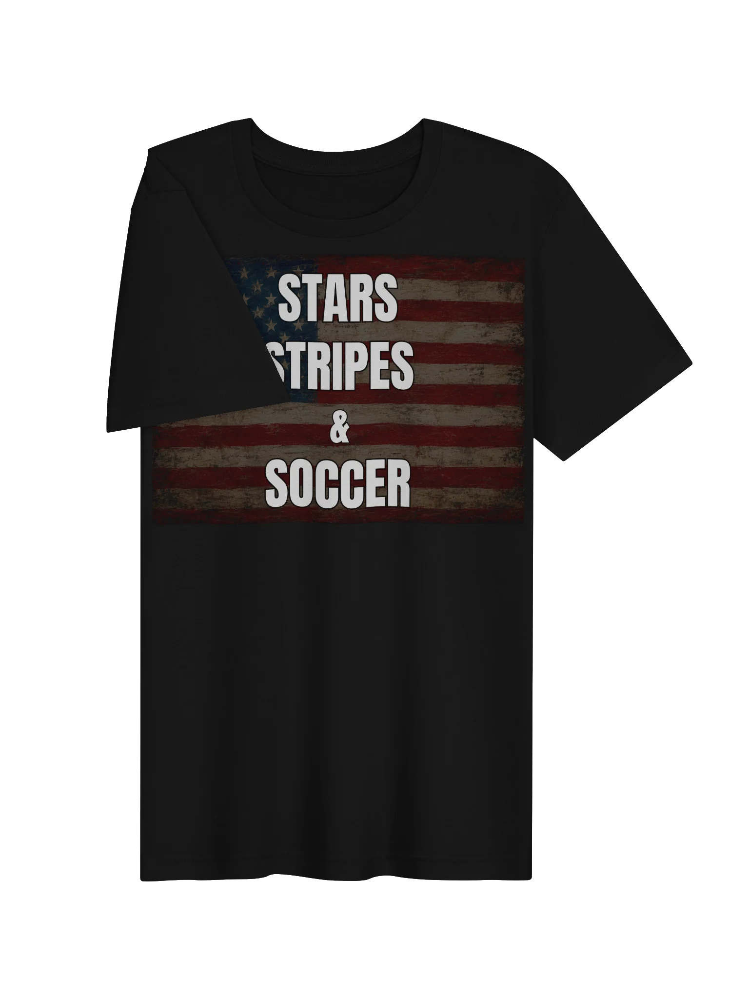 Stars, Stripes & Soccer Shirt | USA Soccer Fan T-Shirt product image (3)