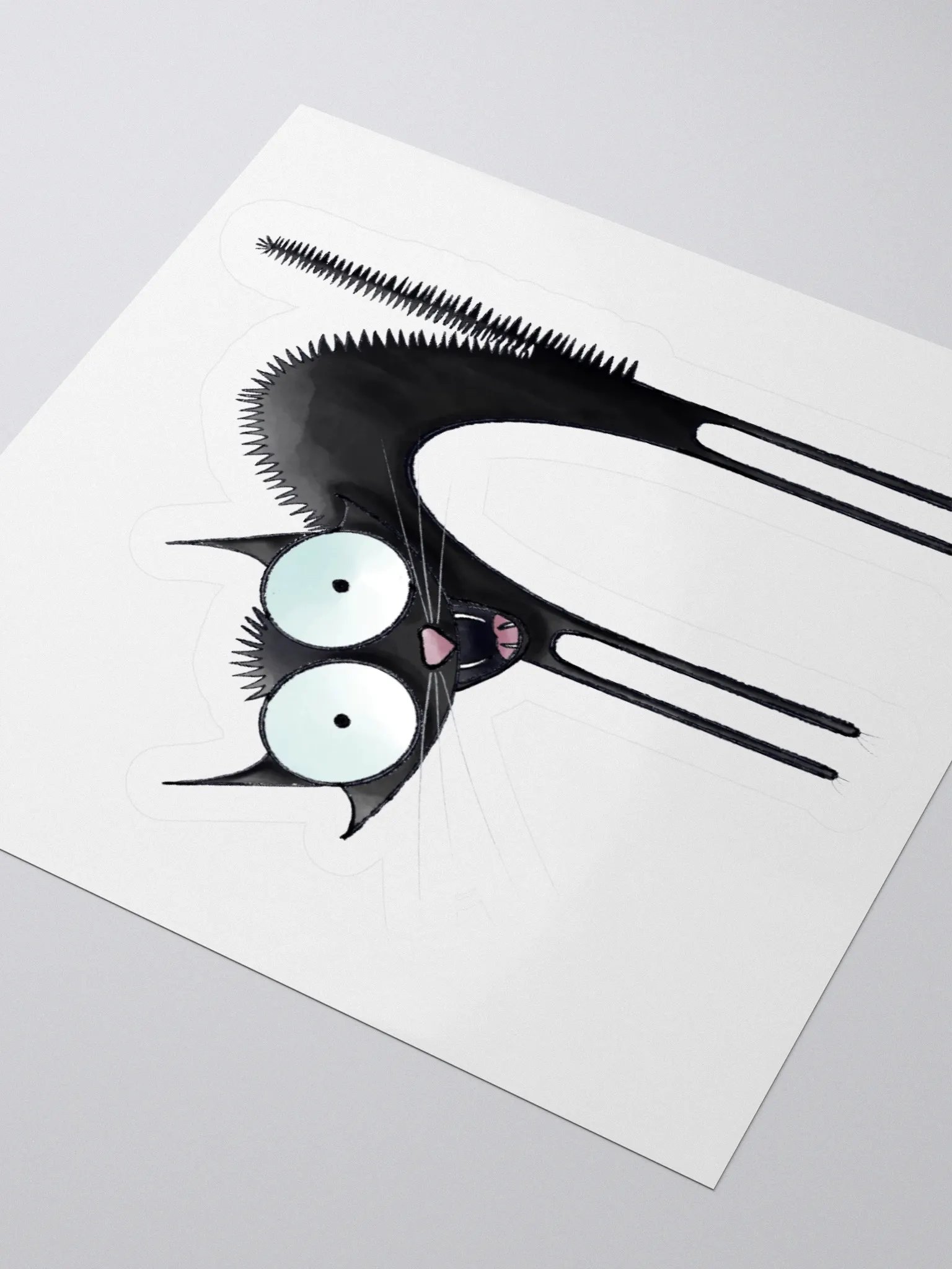 Impossible Farm Scared Cat Stickers product image (7)
