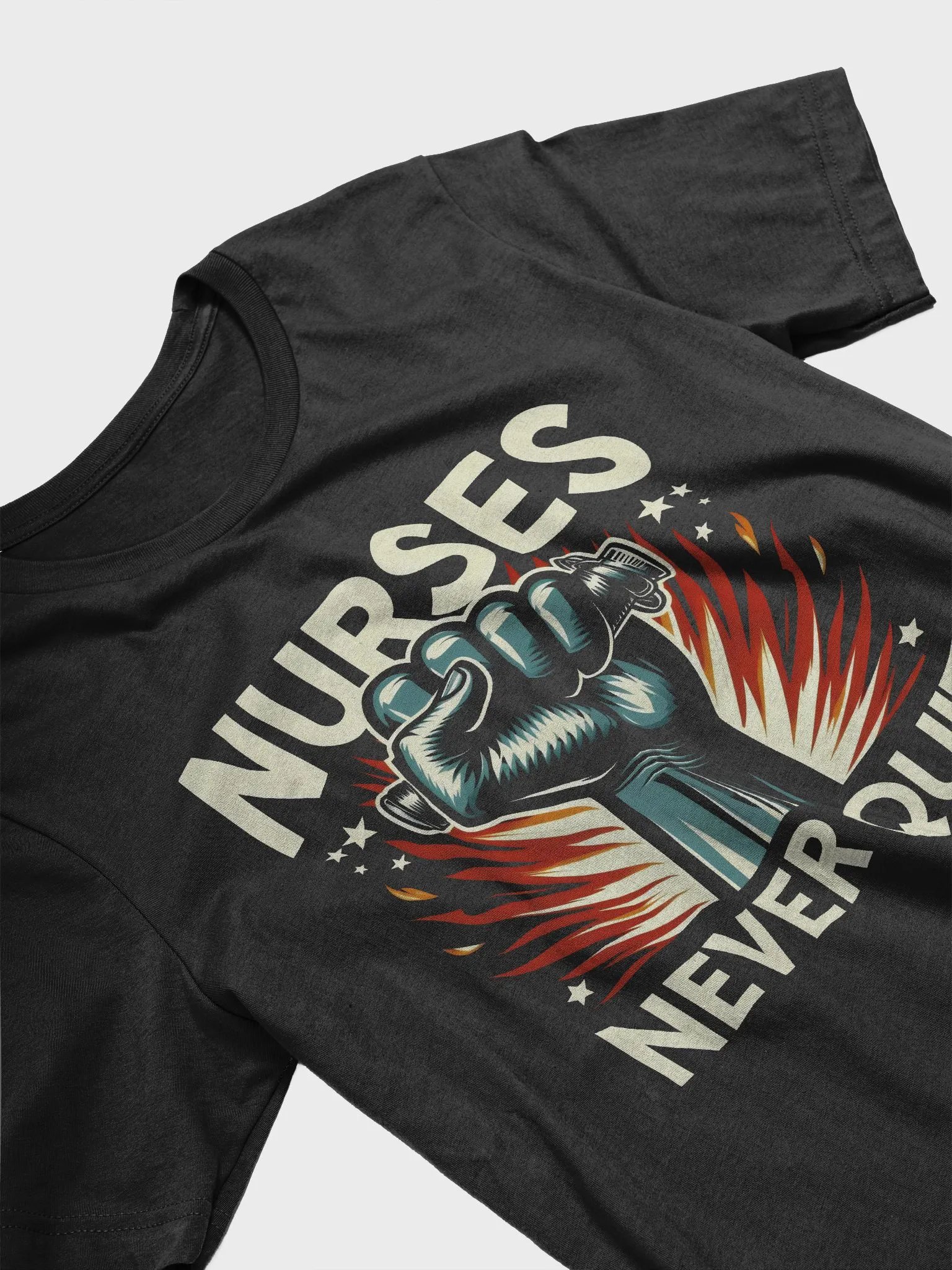 Flaming Resilience Nurse T-Shirt product image (26)