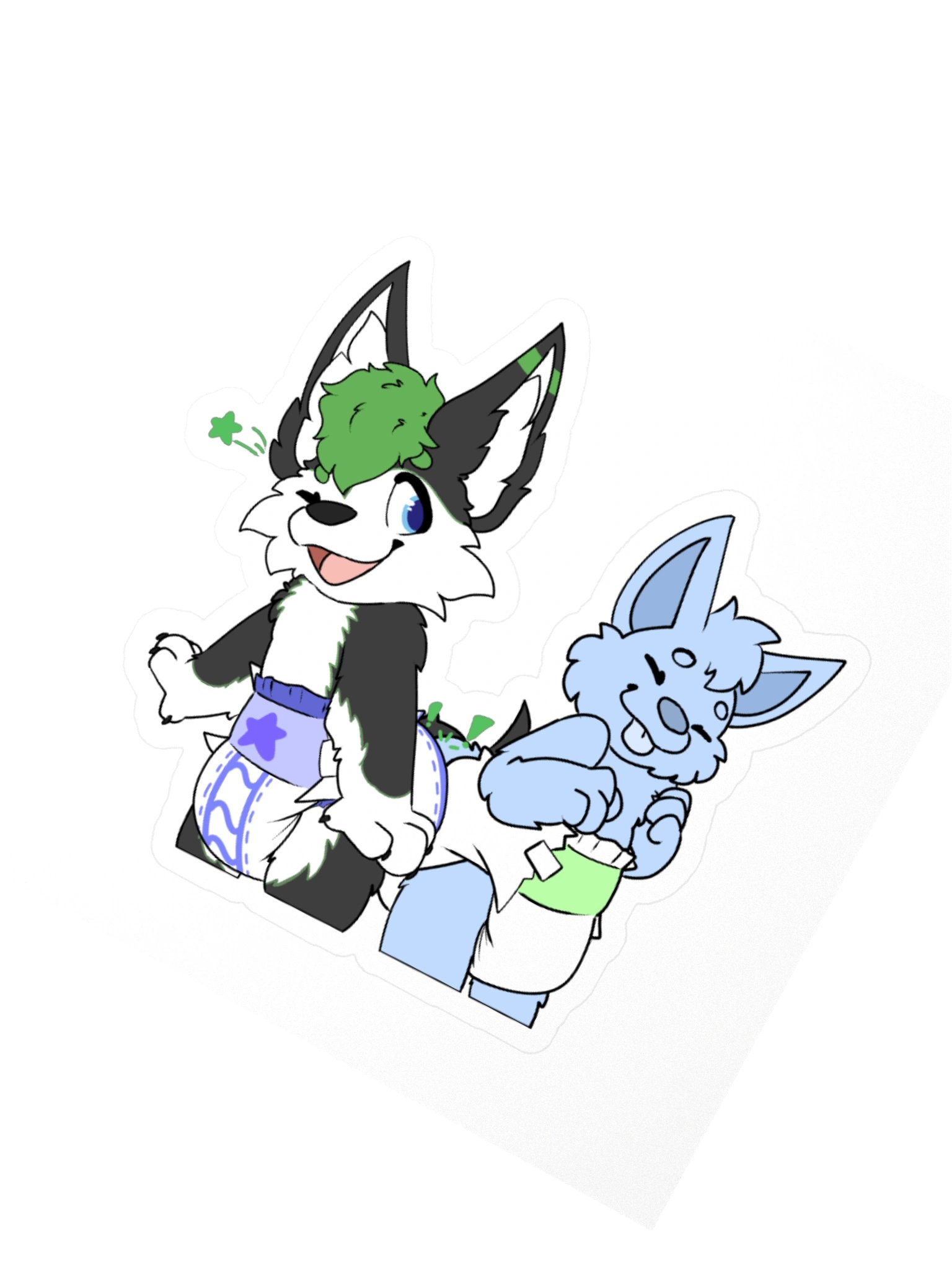 diaper bump sticker product image (4)
