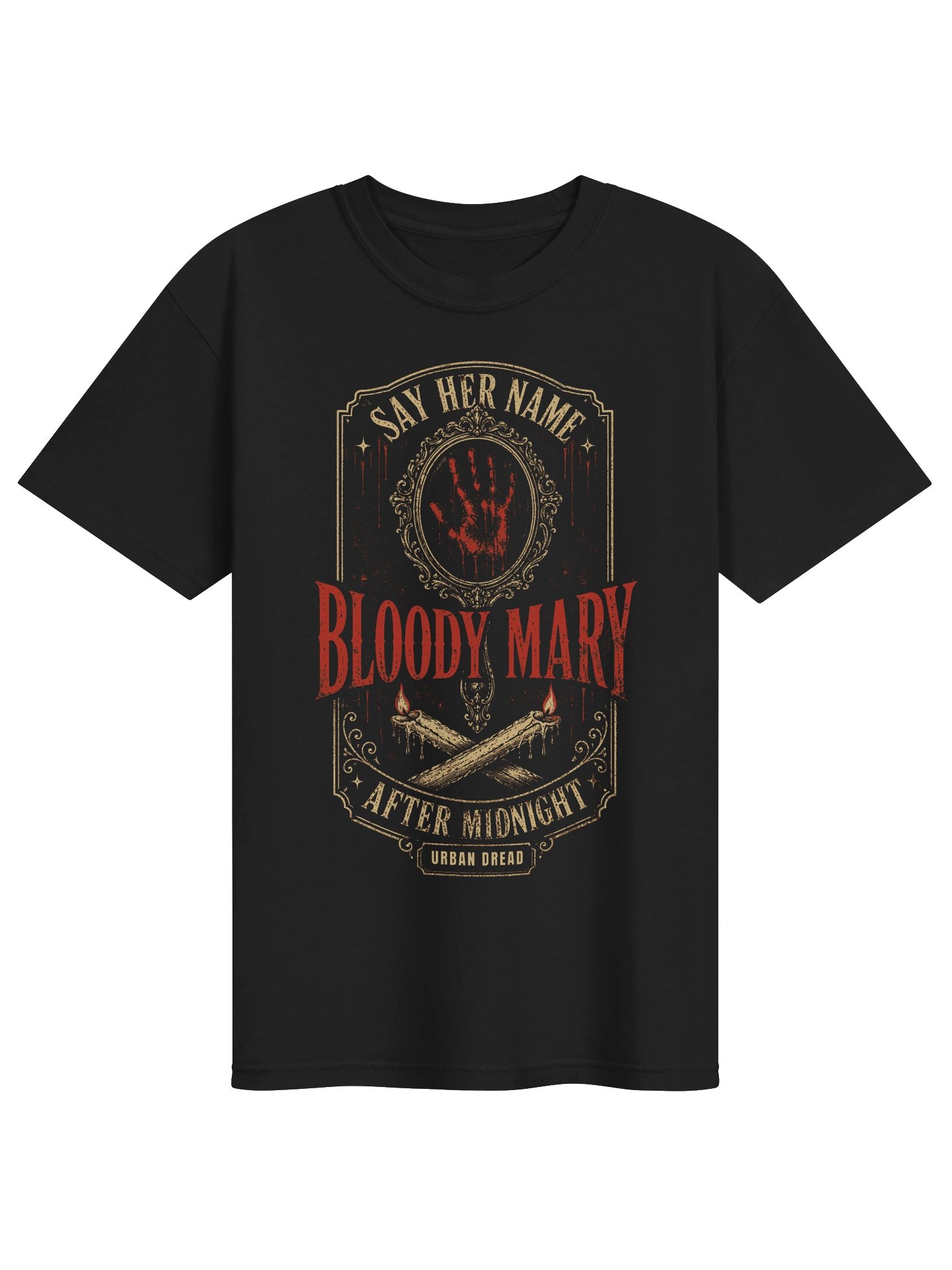 Say Her Name After Midnight — Bloody Mary Horror T-Shirt product image (1)