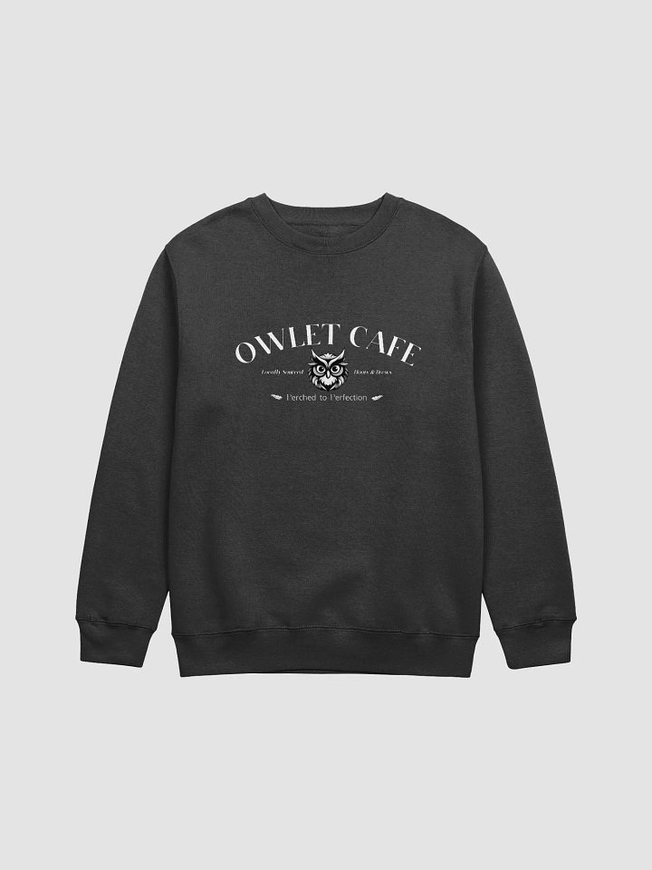 OWLET CAFE CREWNECK - WHITE LETTERING product image (2)