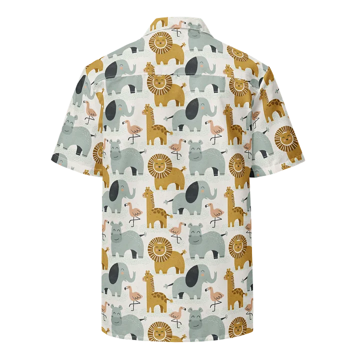 Retro Jungle Animals Hawaiian Shirt product image (2)