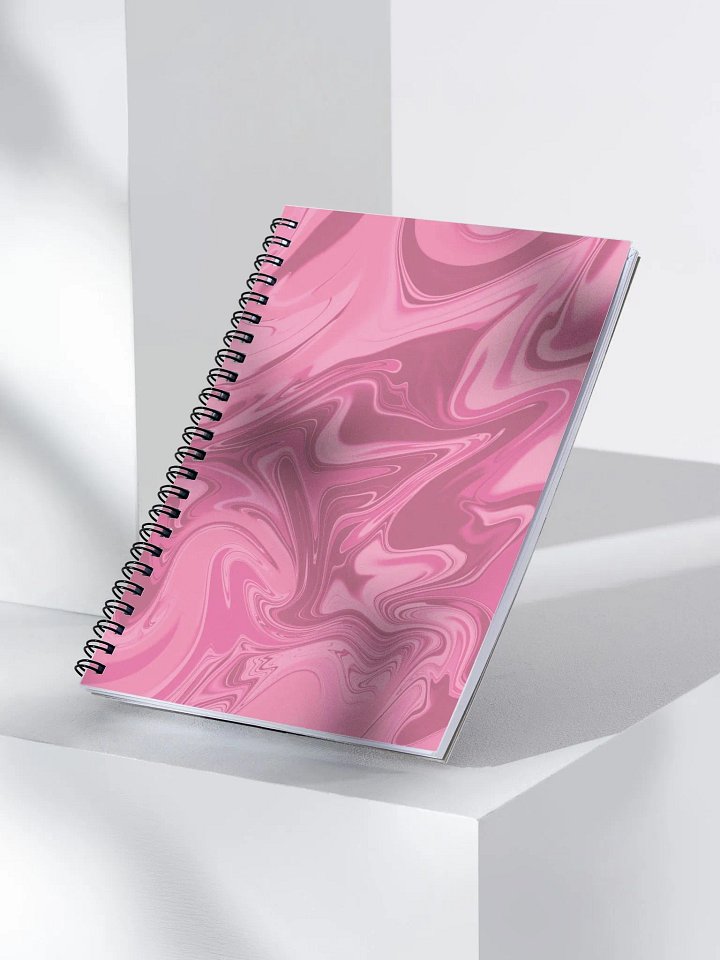 Cute Swirl Dotted Spiral Notebook product image (2)
