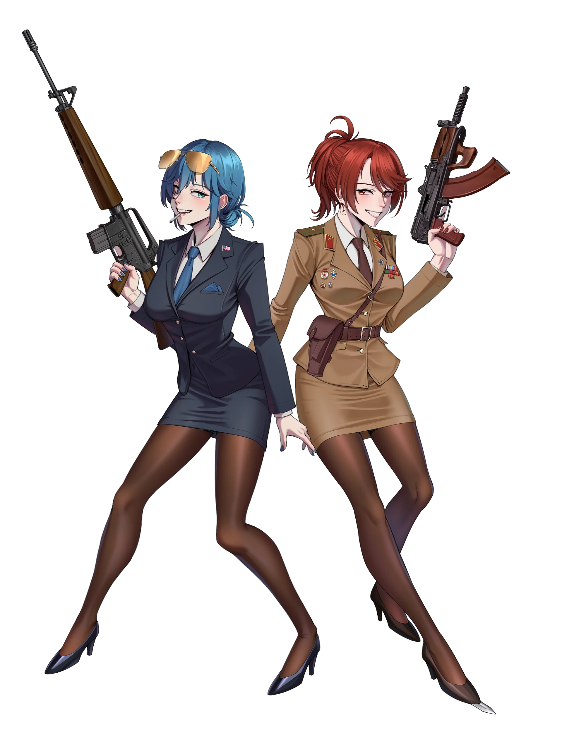 We Love Cold War!! Naomi & Valerie - Duo Acrylic Standee product image (4)