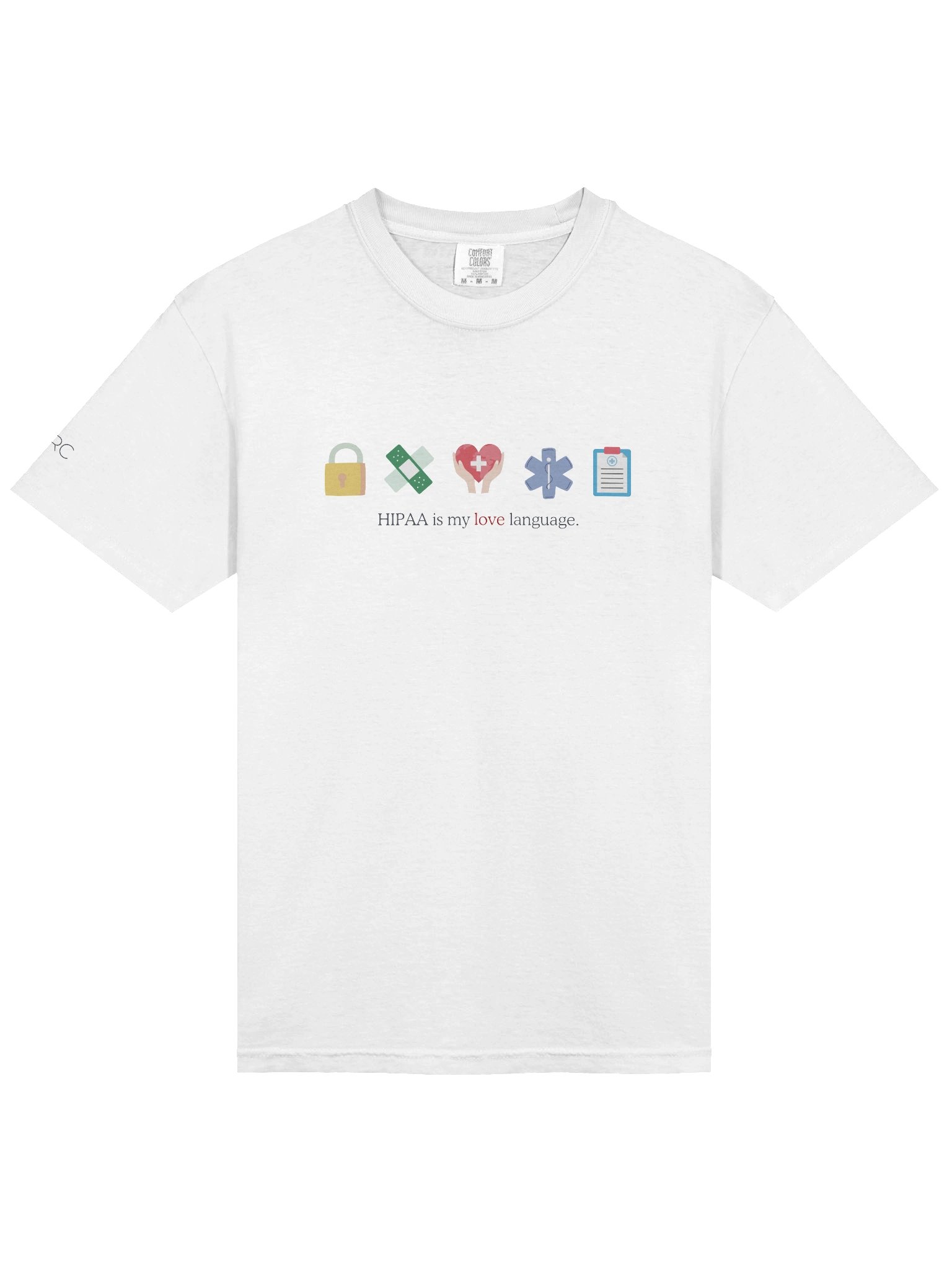 HIPAA Love Language Shirt product image (5)