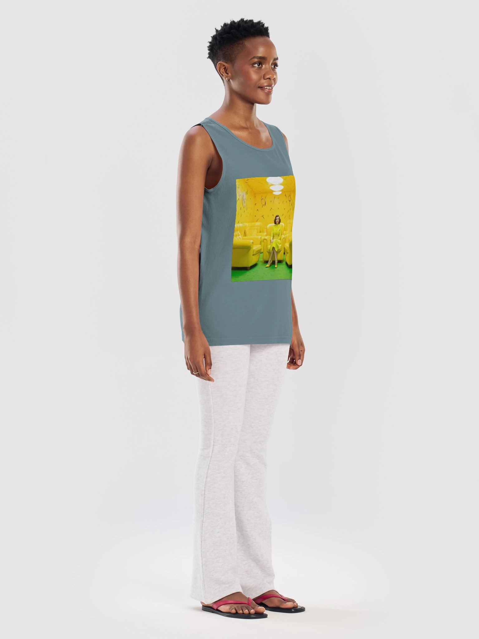 The Yellow Wallpaper 3000 | Comfort Colors Unisex Garment-Dyed Tank Top product image (9)