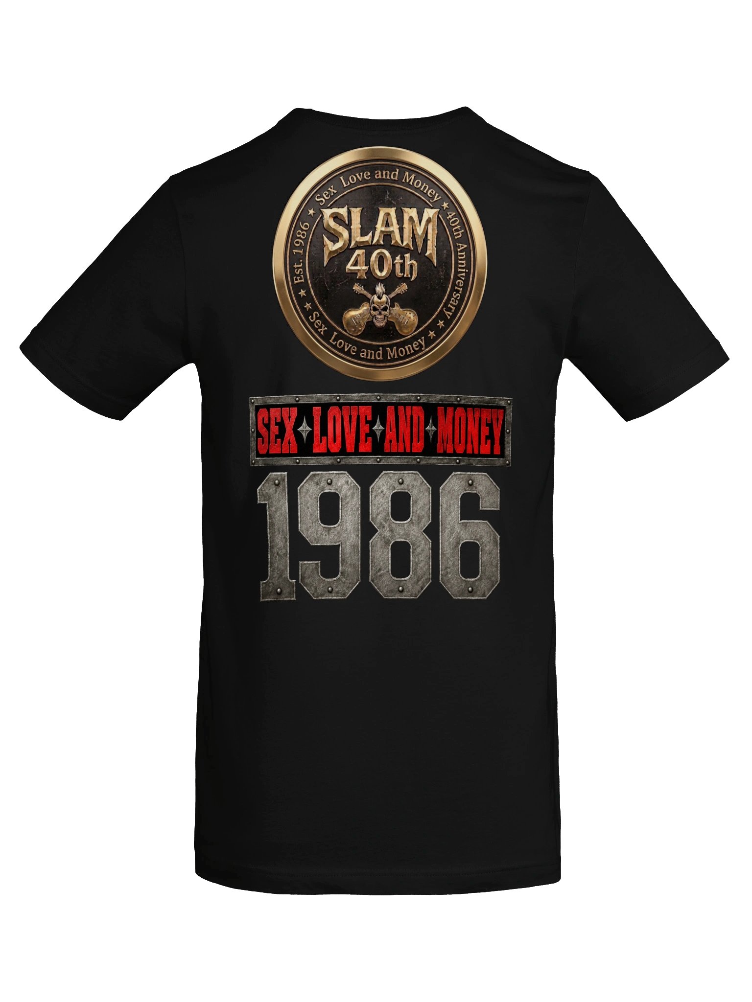 SLAM 40th Anniversary Skull & Guitars Tee product image (4)