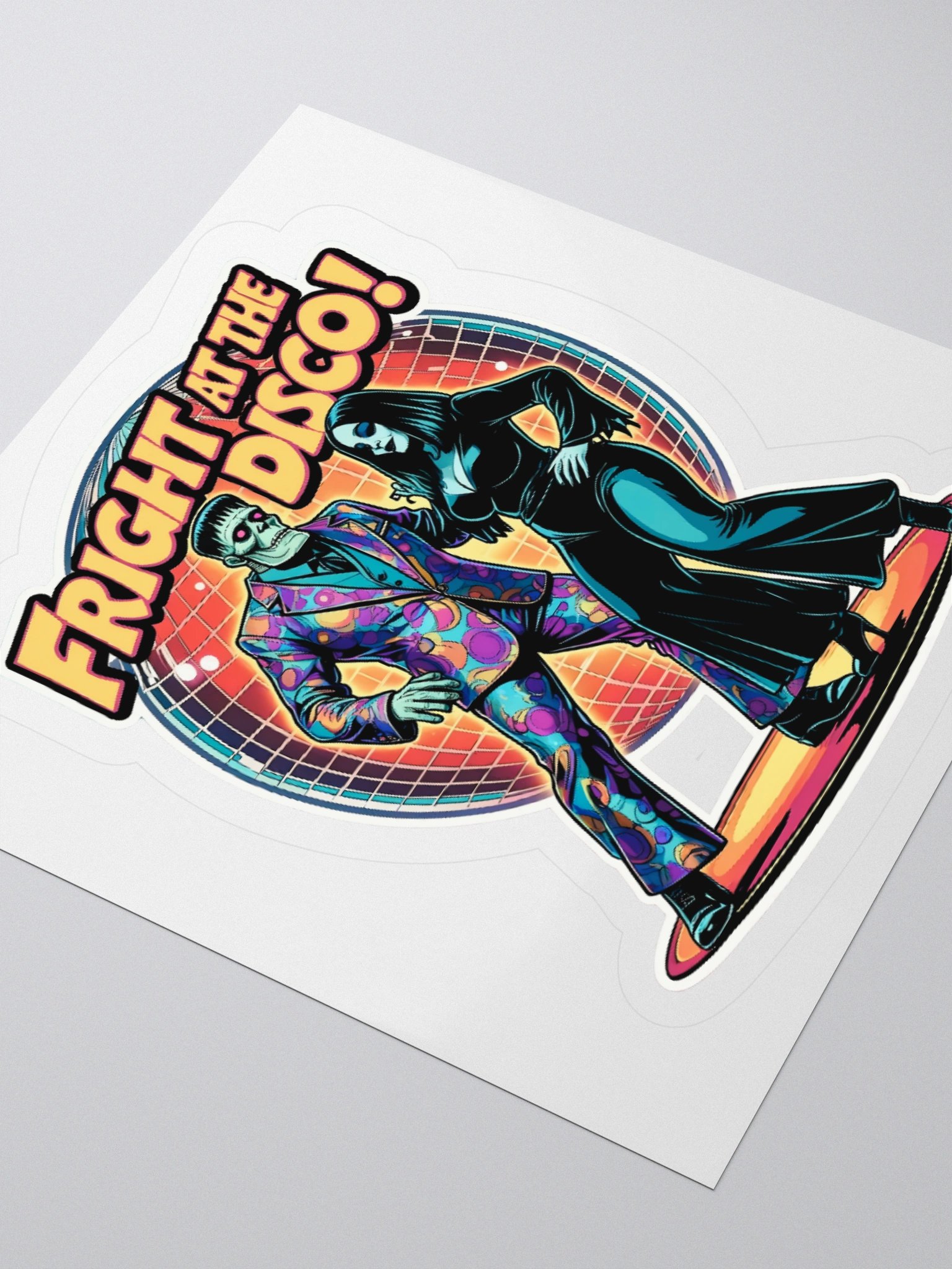Fright at the Disco Kiss Cut Sticker product image (8)