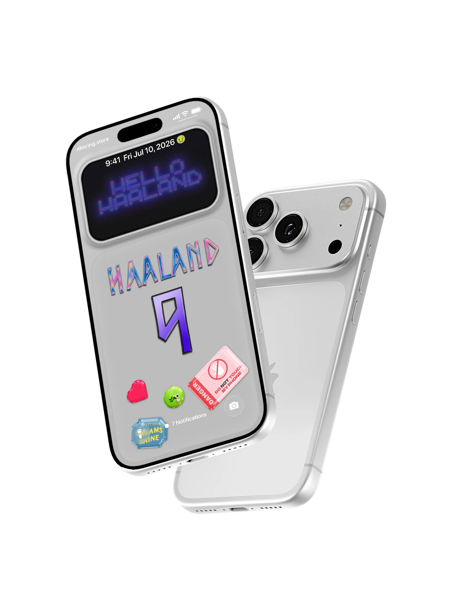 iPhone 17 Silver camera bump wallpaper product image (2)