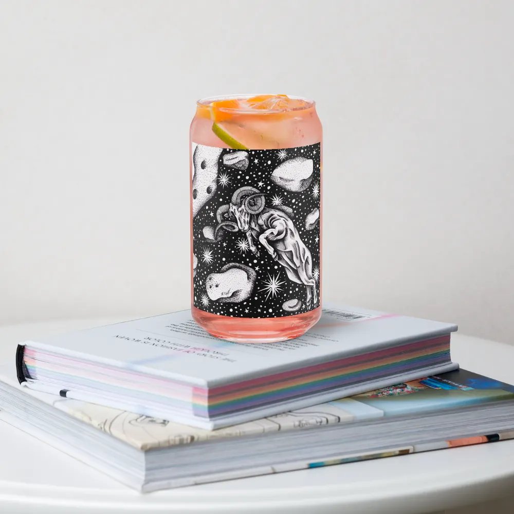 Aries Zodiac Can-Shaped Glass product image (6)