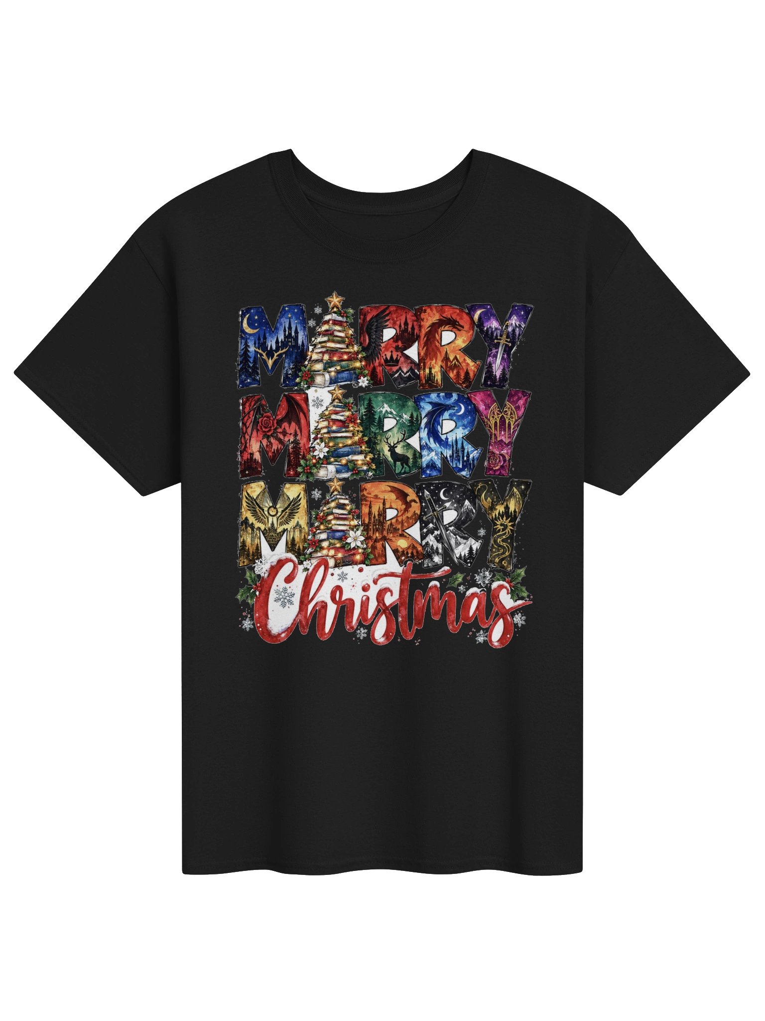 Merry Merry Merry Christmas Tee product image (1)