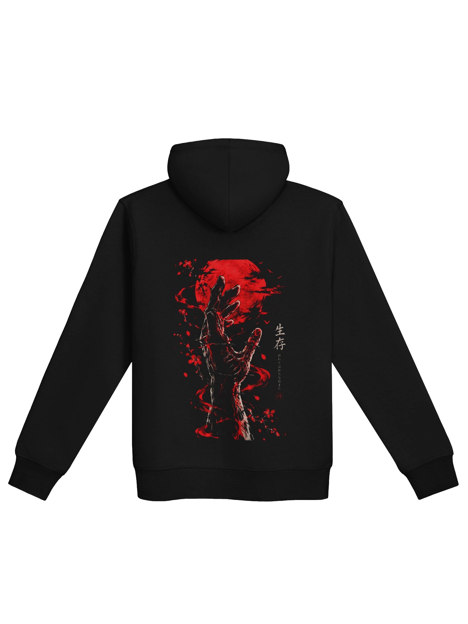 Crimson Rebirth – Japanese Dark Art Hoodie product image (31)