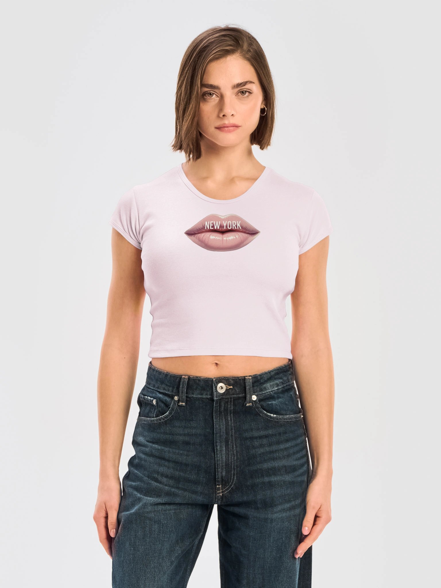 NY LADIES' BABY CROP TOP product image (3)