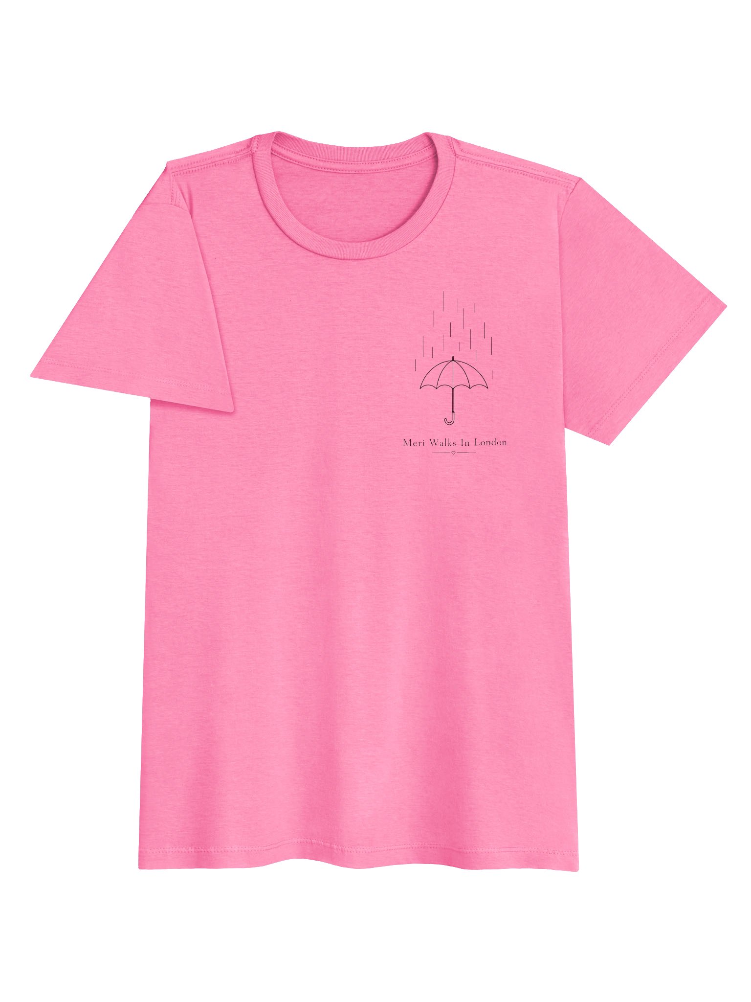 Gildan Women's Basic Softstyle T-Shirt | Minimal Umbrella Design product image (3)
