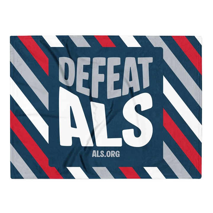 Defeat ALS Blanket - Striped product image (1)