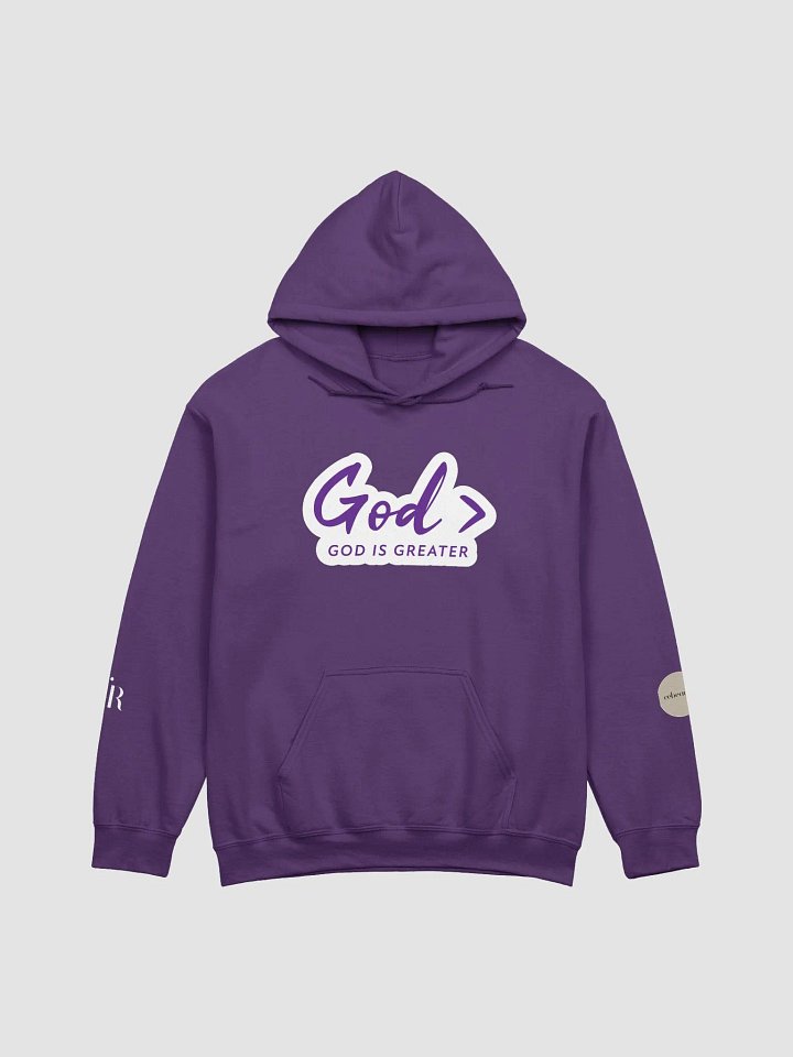God > HOODIE - (PURPLE TEXT) product image (6)