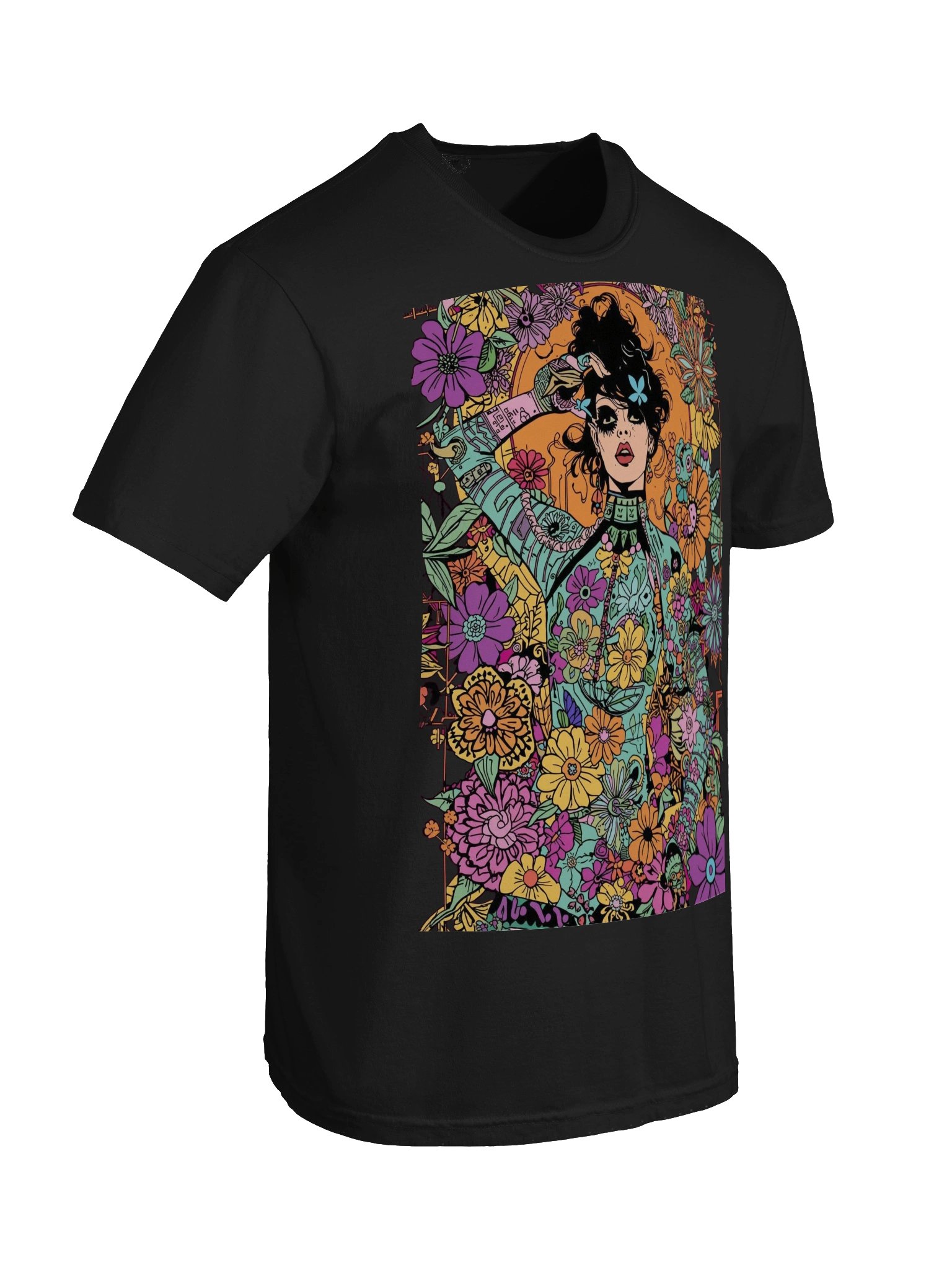 Blooming Muse Floral Graphic Heavyweight Tee product image (4)