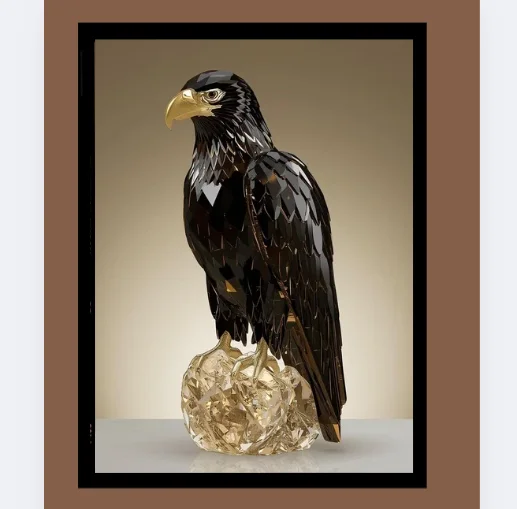 Crystal Eagle Sculpture Wall Art product image (3)