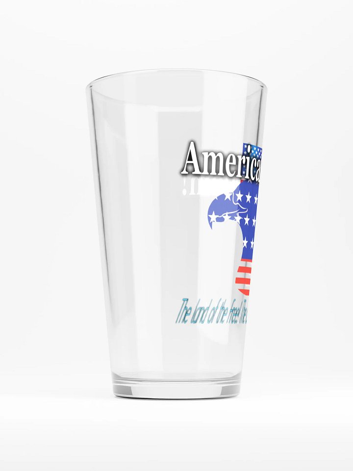 America is Freedom Glass Cup product image (2)