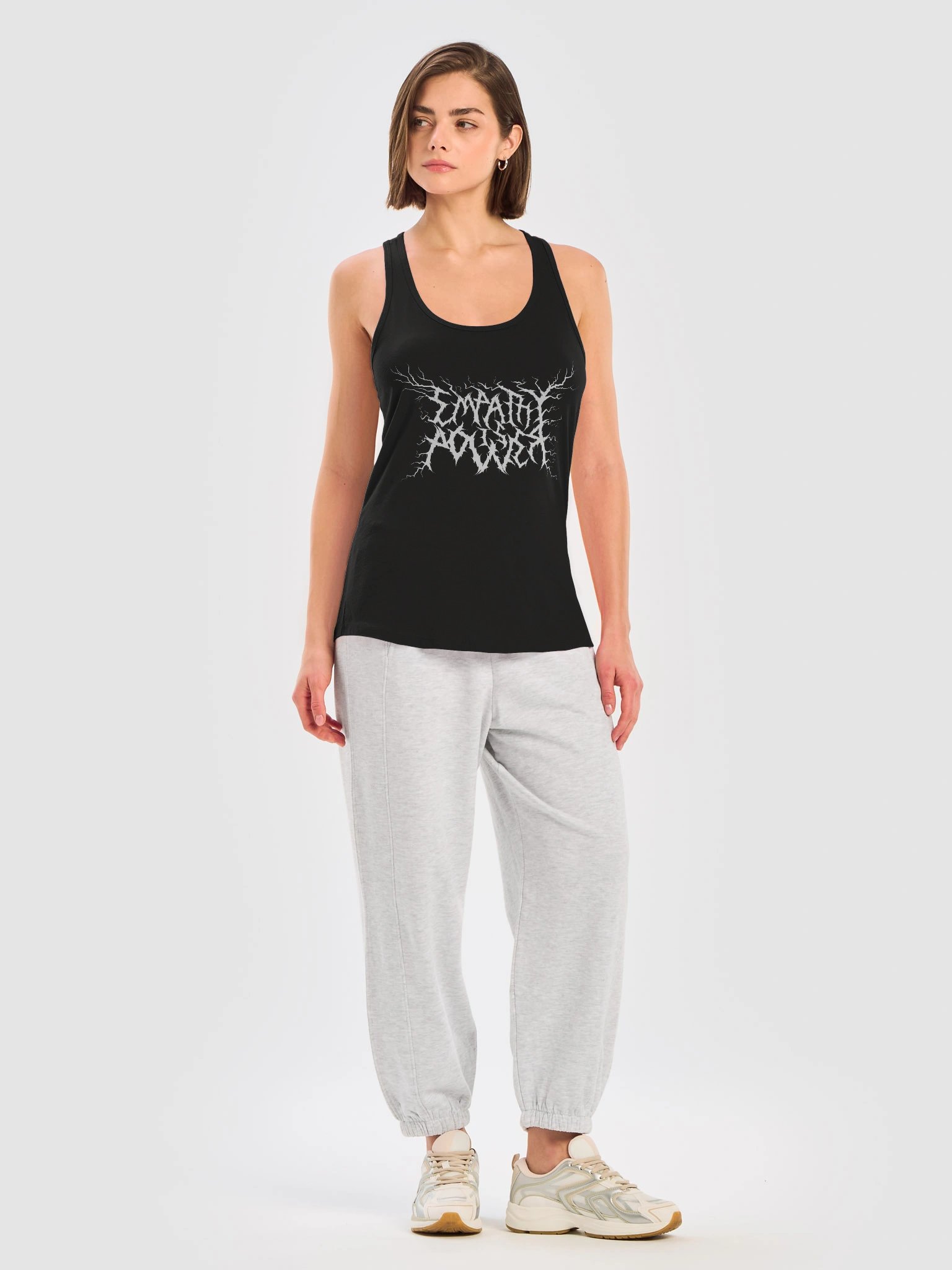 DEATH METAL Empathy is Power Racerback Tank Top product image (13)