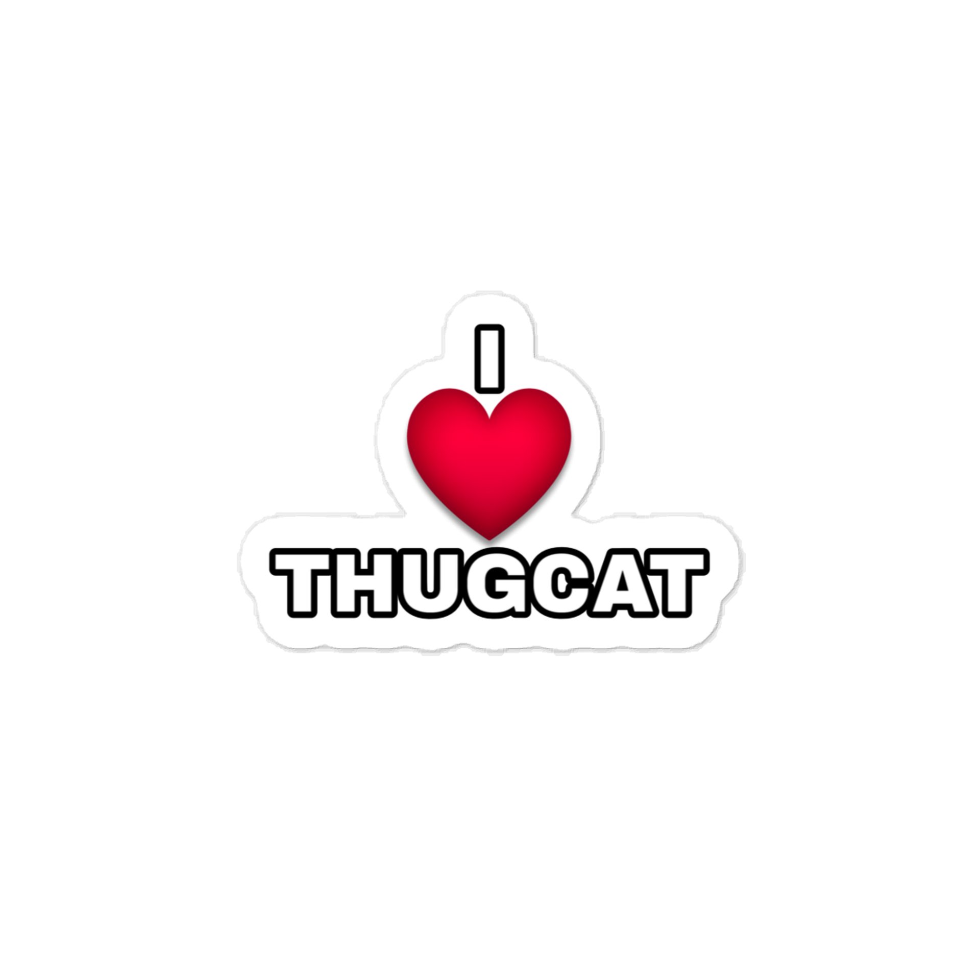 Kitty Love Sticker (Set of 1) product image (1)