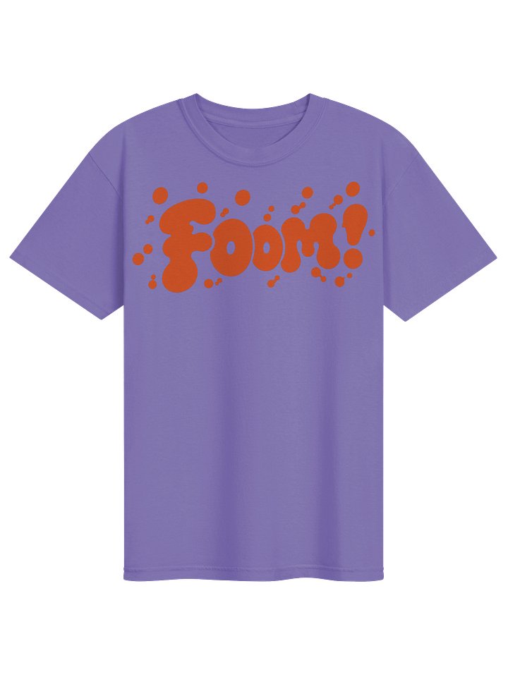 Foom! Orange Violet Bubble Splash Tee product image (1)