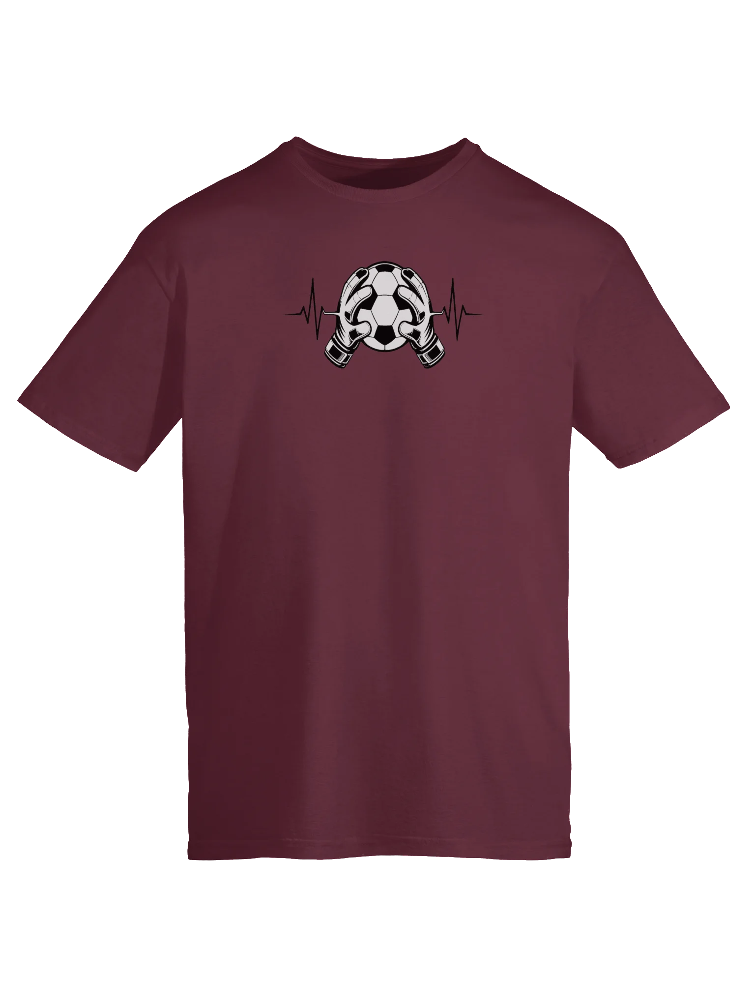Goalkeeper Heartbeat Soccer Tee product image (5)