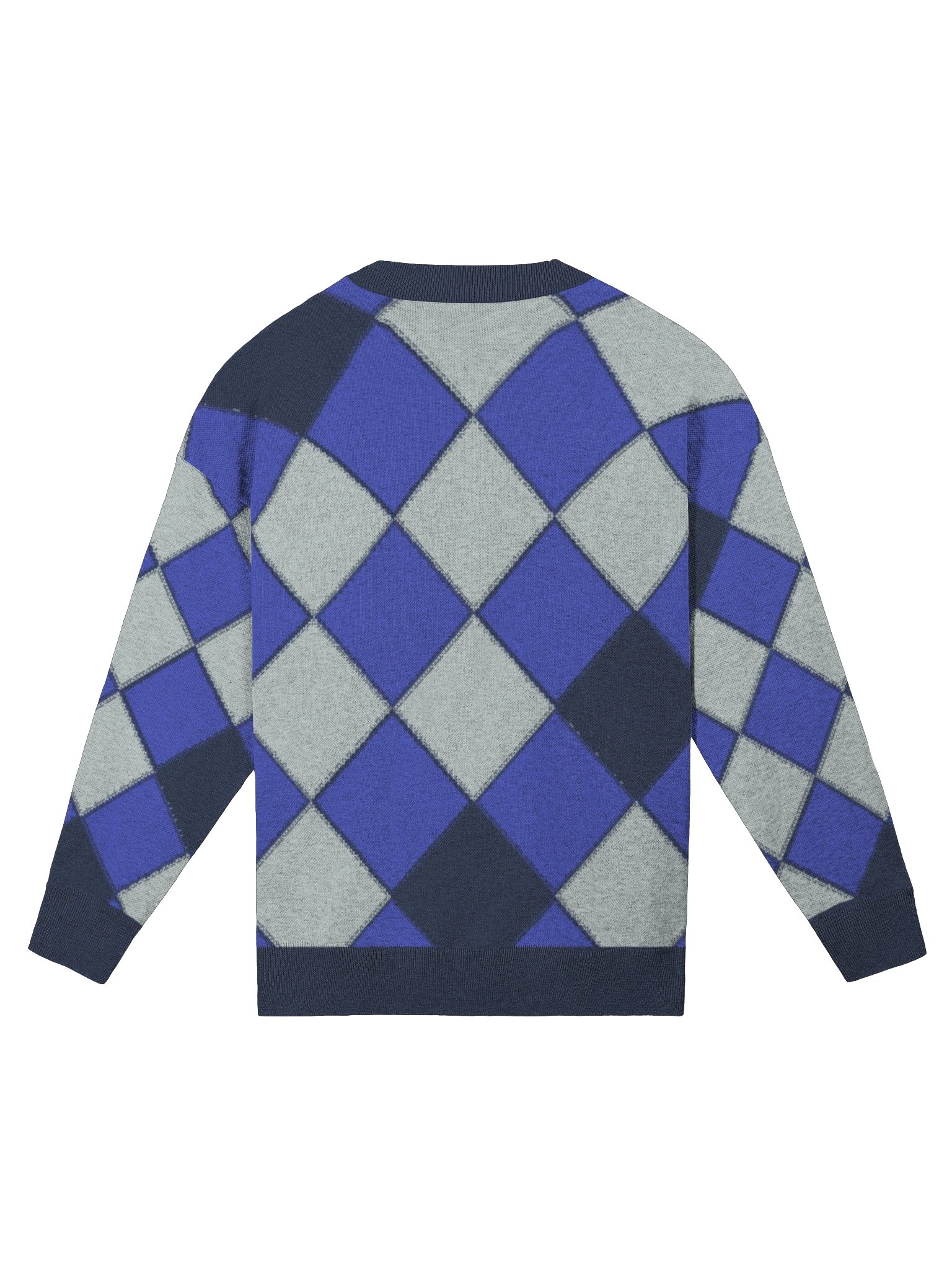 Classic Blue Argyle Sweater product image (2)
