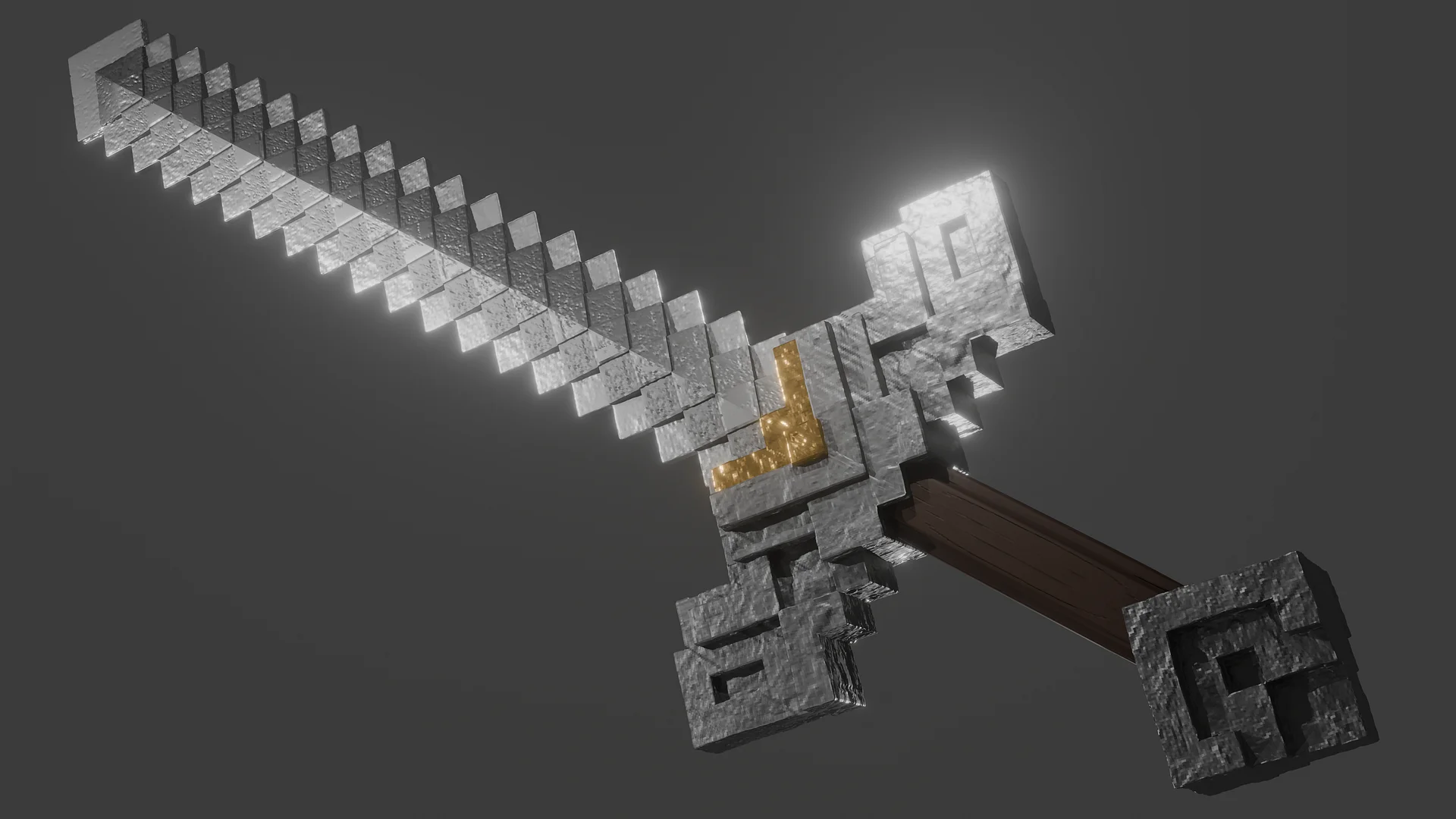 Minecraft Movie Sword - Digital 3D printable model files product image (2)