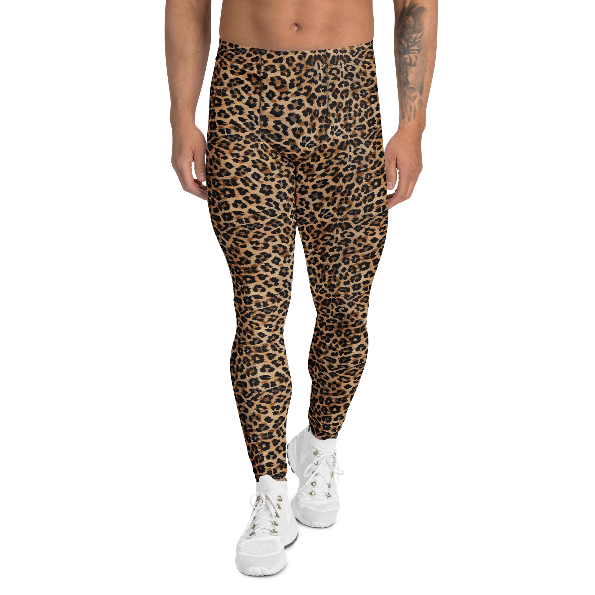 Comfortable Stylish Men’s Leopard Leggings product image (1)