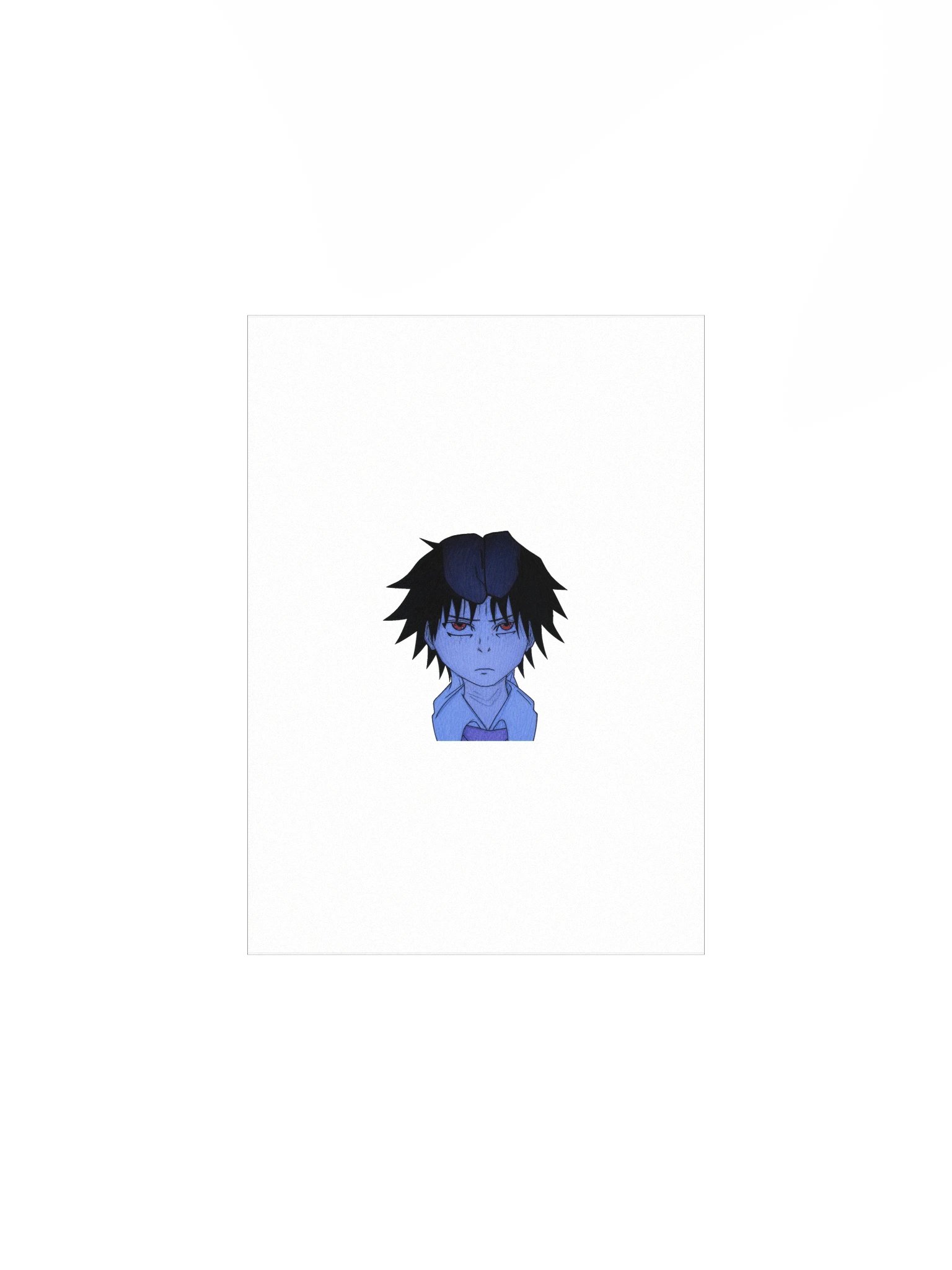 Luminous Brain Anime Art Print – Neural Intelligence IQ Wall Poster | JWK Studio product image (5)