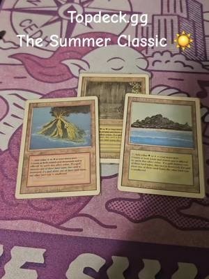Thats right we are giving away one of each dual land at the Summer Classic. The Lands for Days Legacy event will be a 10k main event on Sunday July 19th. Sign up on topdeck.gg #mtglegacy #mtg #duallands #giveaway 