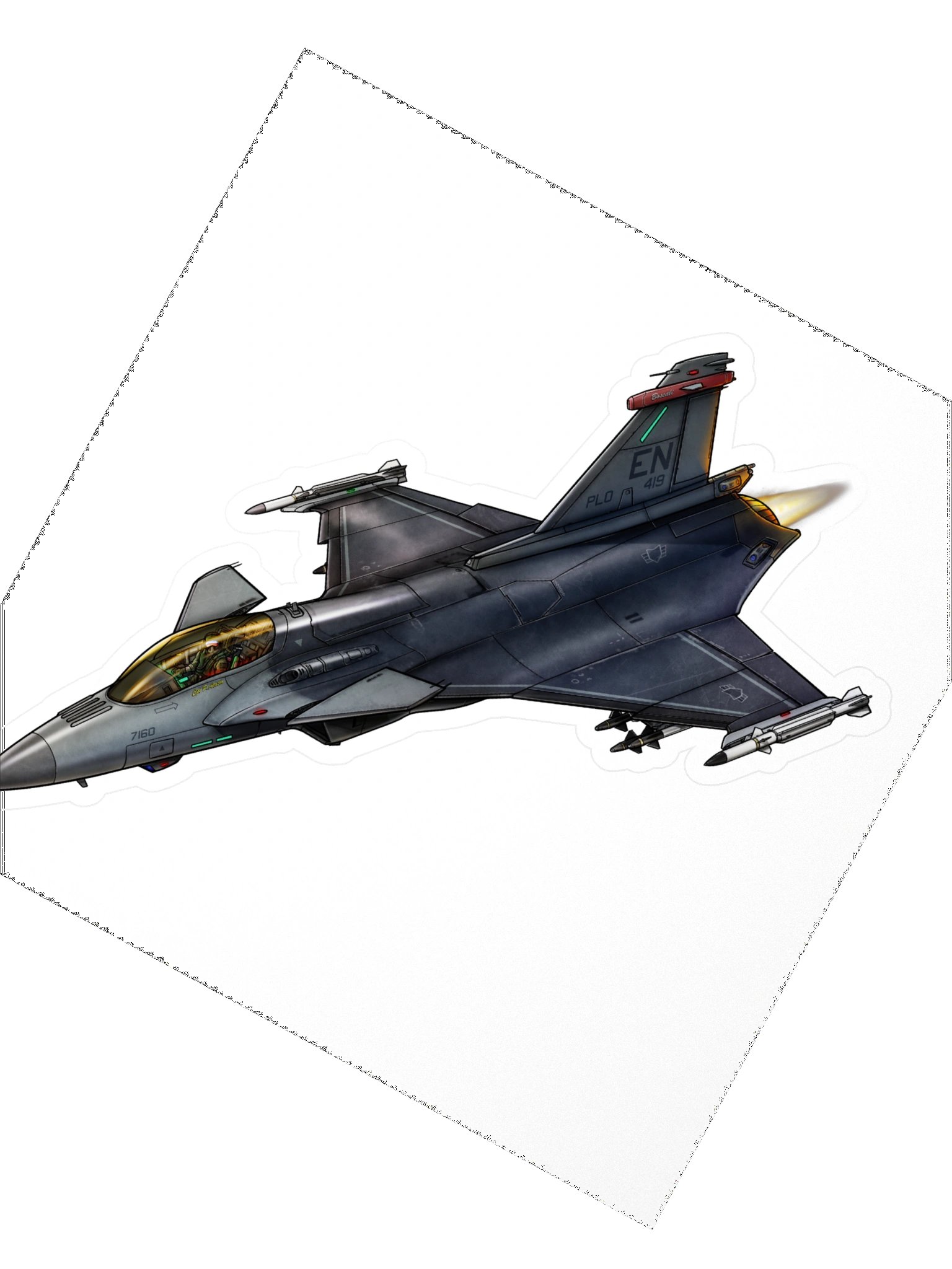 Revoker - Two Tone Grey (5.5 inch Sticker) product image (2)