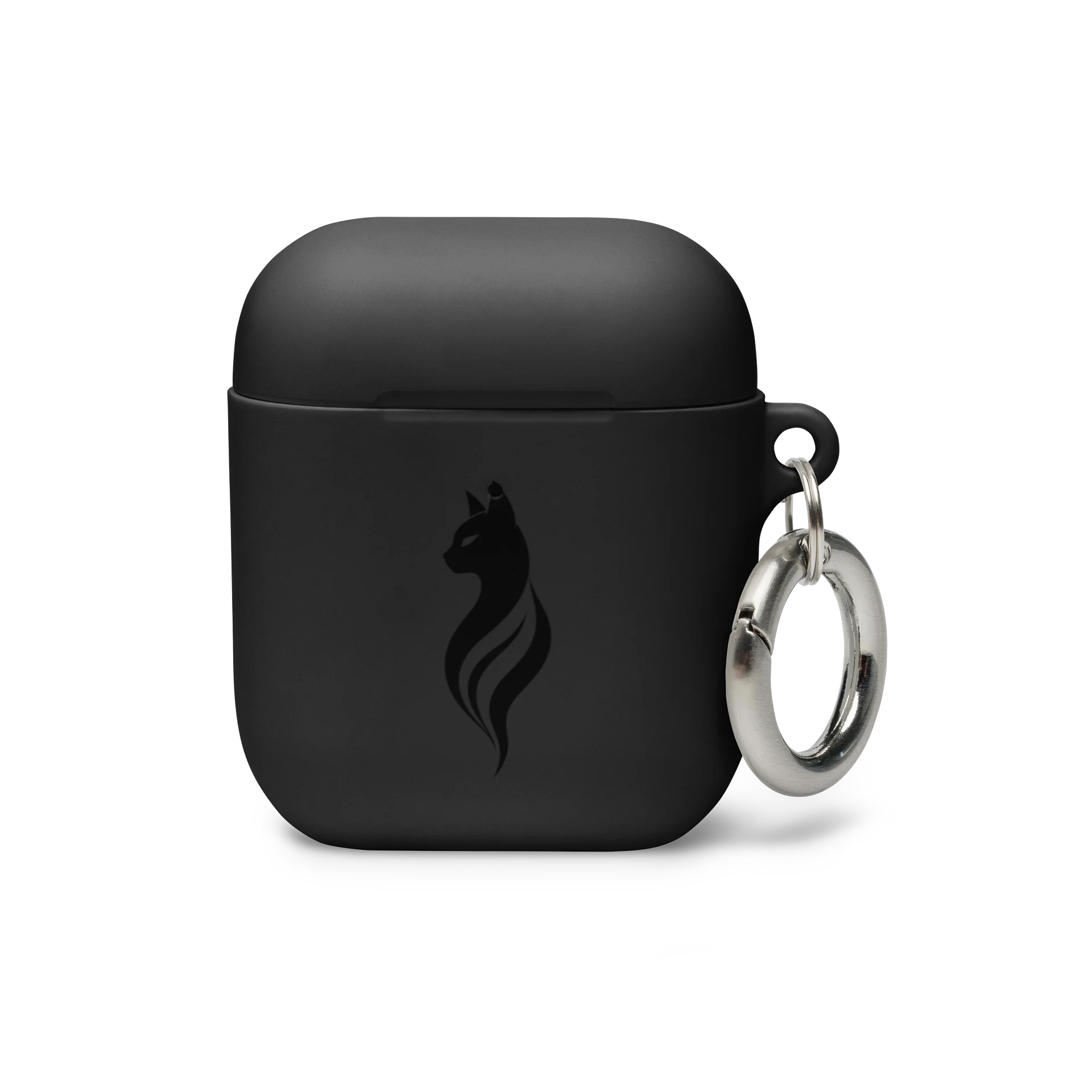Minimal Black AirPods Case by zaillusion product image (1)