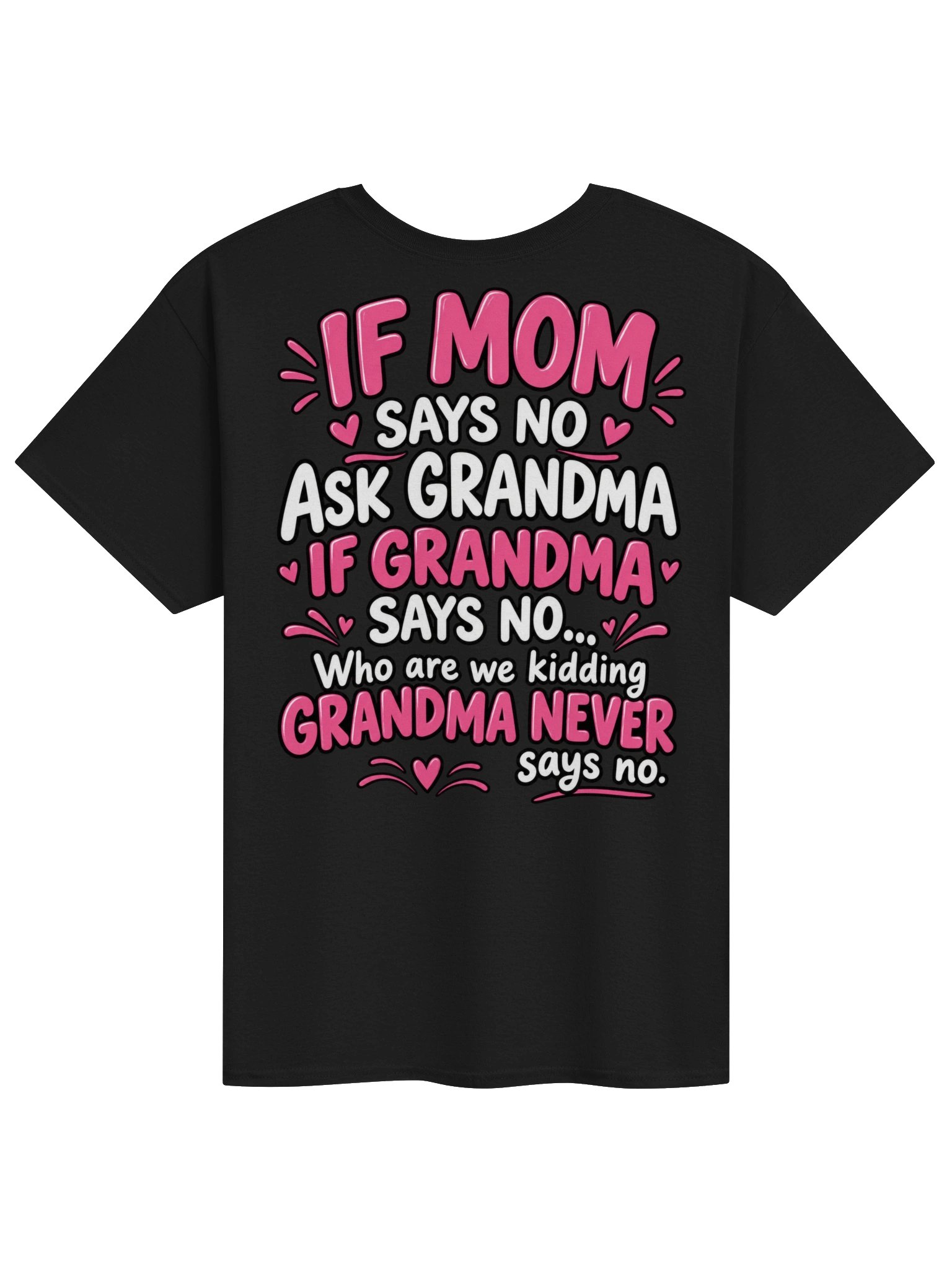 If Mom Says No, Ask Grandma – Funny Grandma T-Shirt product image (1)