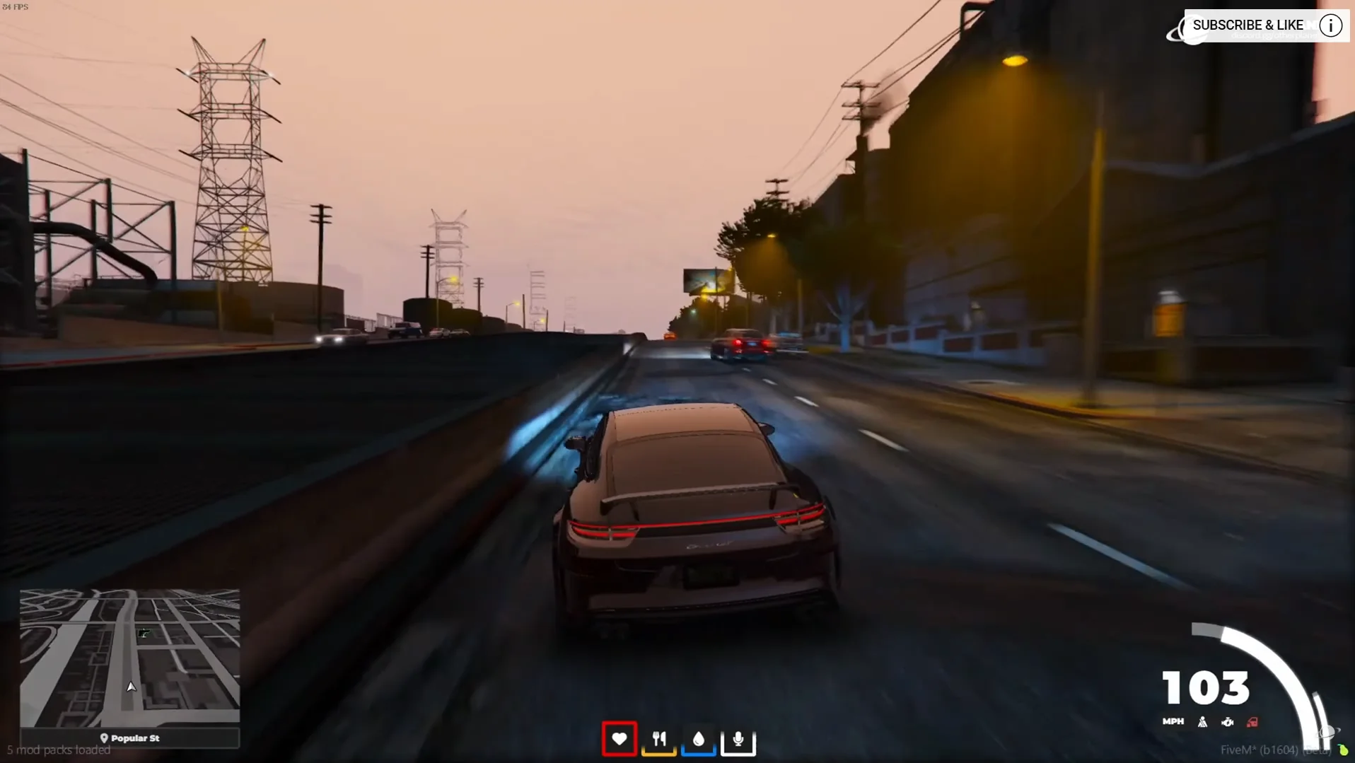 Advanced HUD with settings, progressbar & notify [ QB / ESX / QBOX ] product image (1)