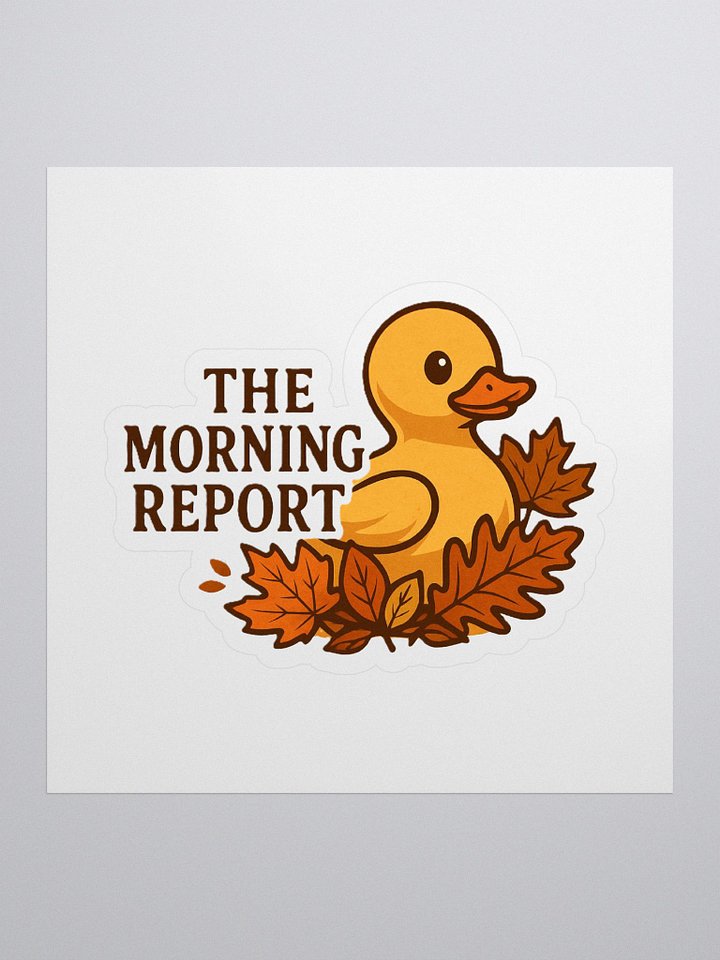 Autumn Morning Report Stickers product image (1)