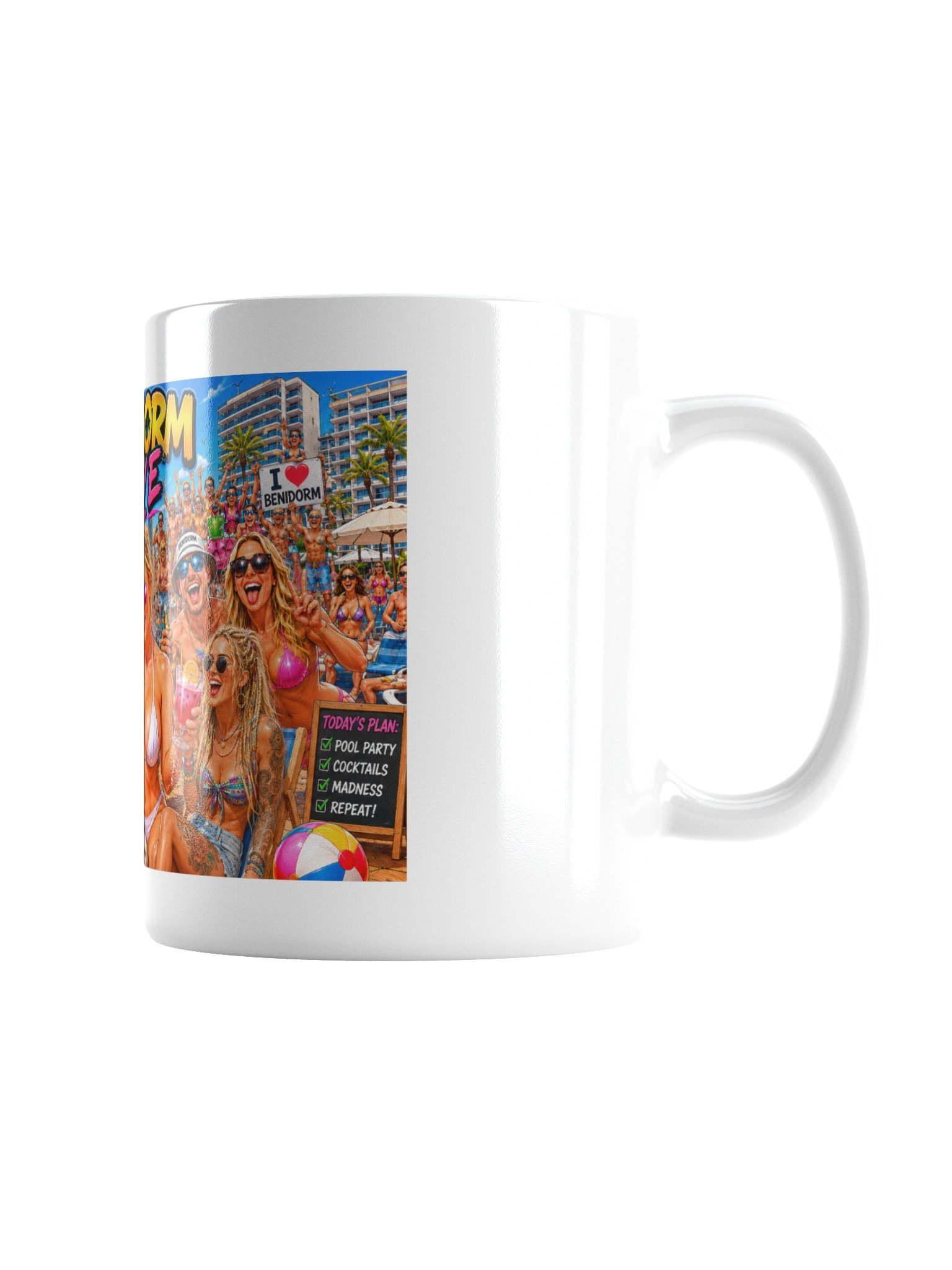 Benidorm Crazy E Pool Party Mug product image (7)