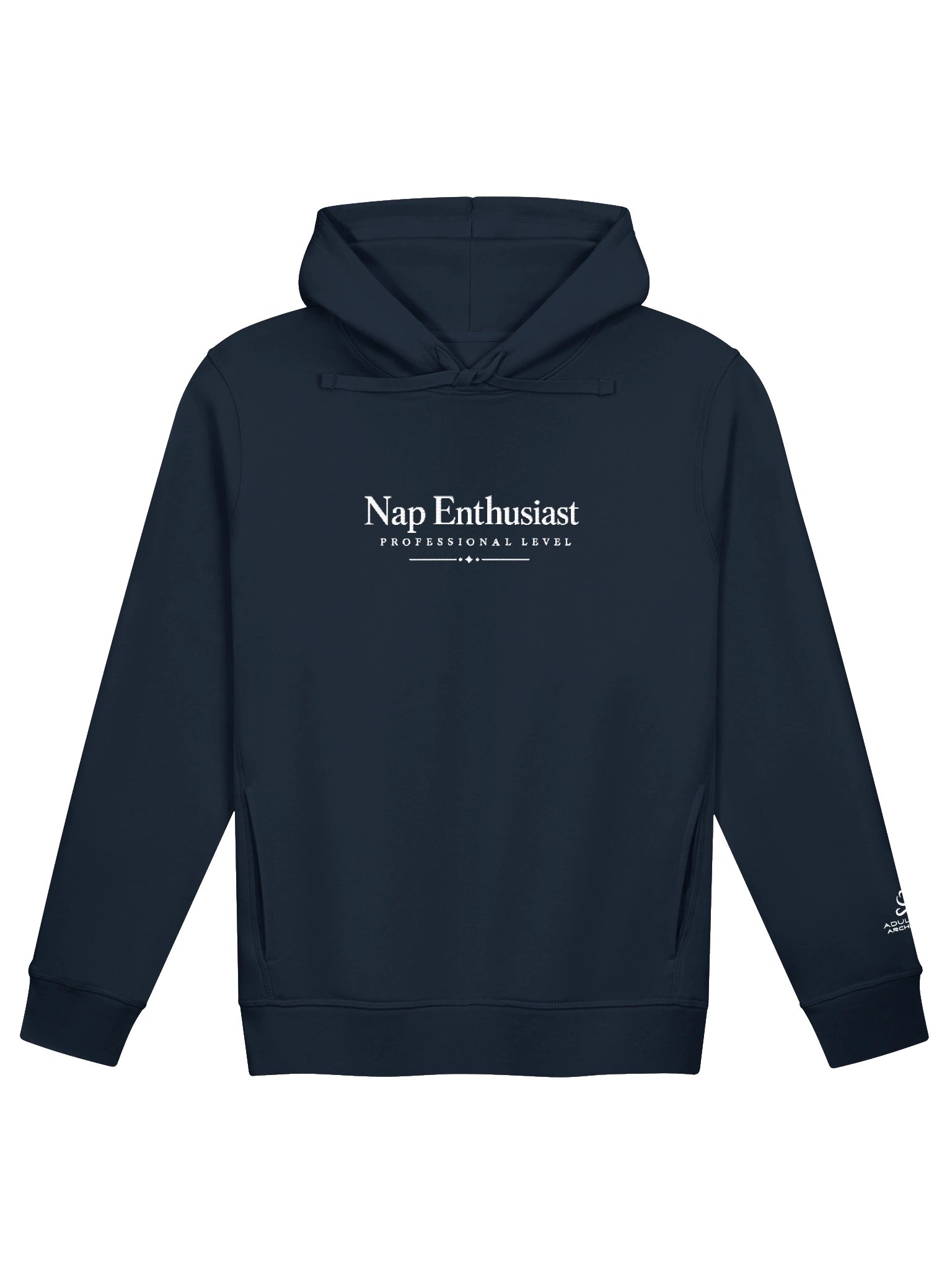 “Nap Enthusiast - Professional Level” — Unisex Organic Side Pocket Hoodie product image (2)