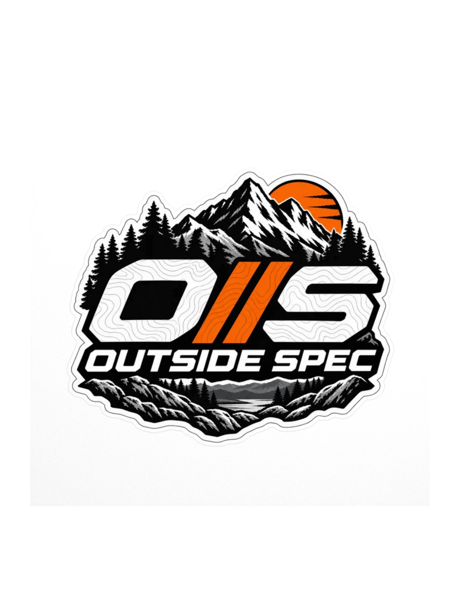 Outside Spec Kiss Cut Stickers product image (1)