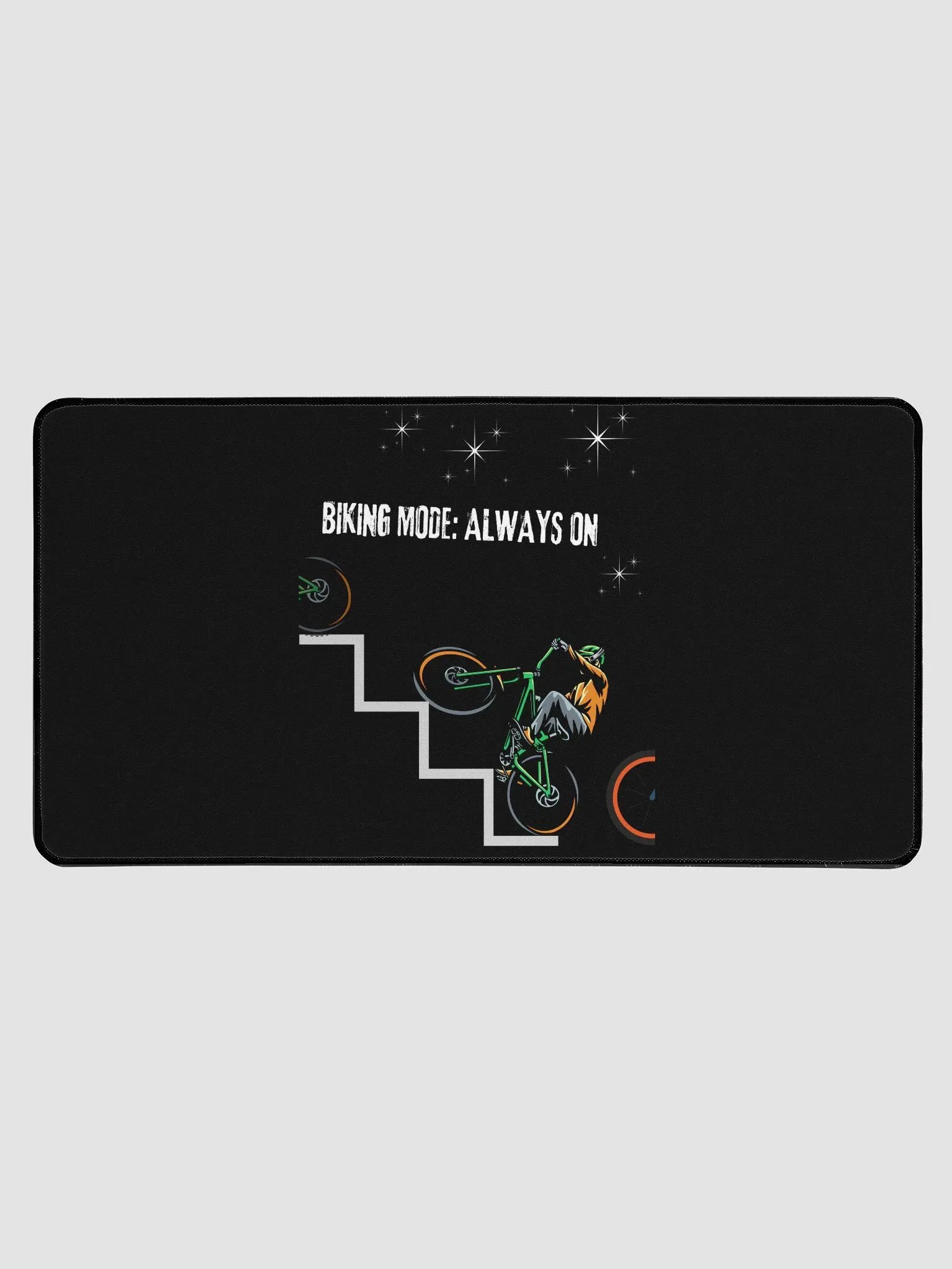 Starry Night Biking Desk Mat product image (1)