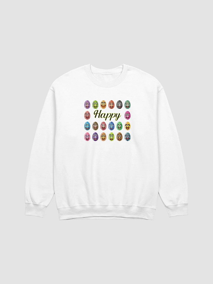 Happy Faces Grid Crewneck Sweatshirt product image (1)