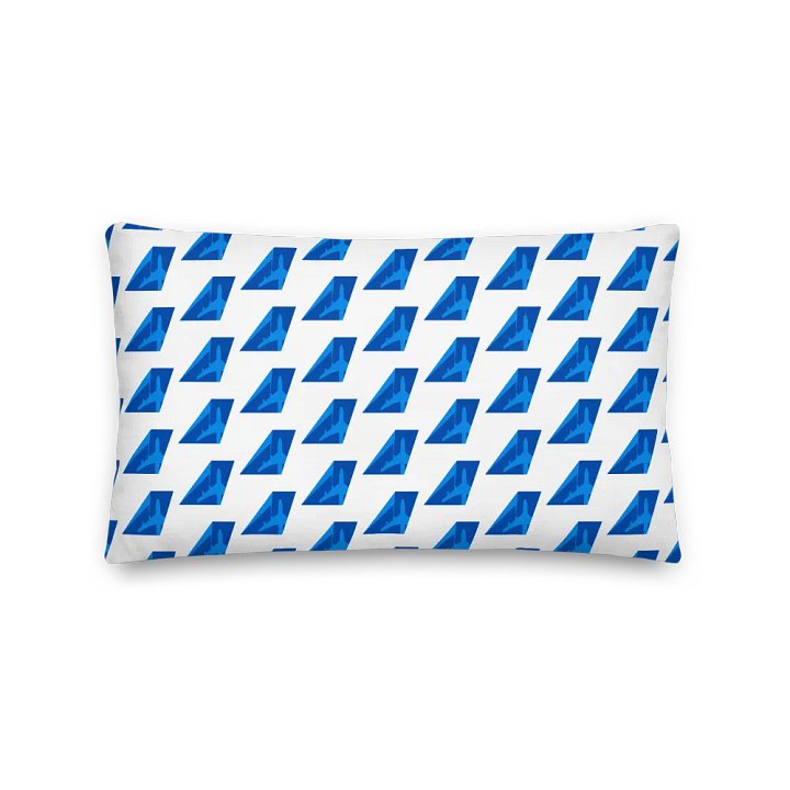 💤 Premium Flight Pillow - Two-Tone Blue Tailfin product image (1)