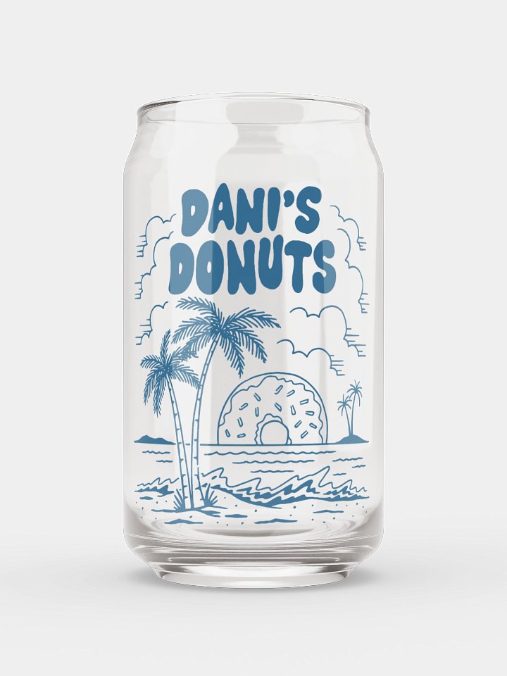 Dani's Donuts Glass Cup product image (1)