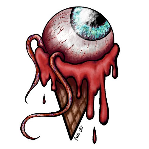 I scream, you scream, we all scream ... and become ice cream 

I made an eye scream cone 

#art #halloween #halloweenartwork ...